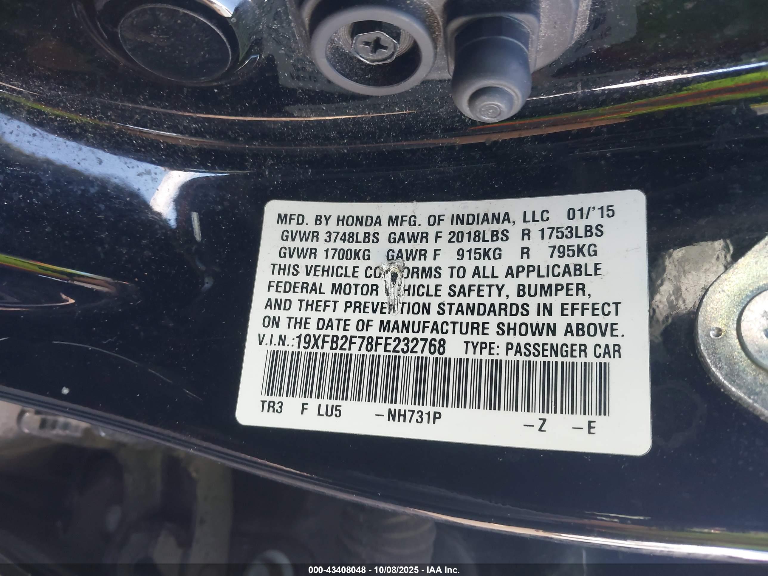 HONDA CIVIC image 9