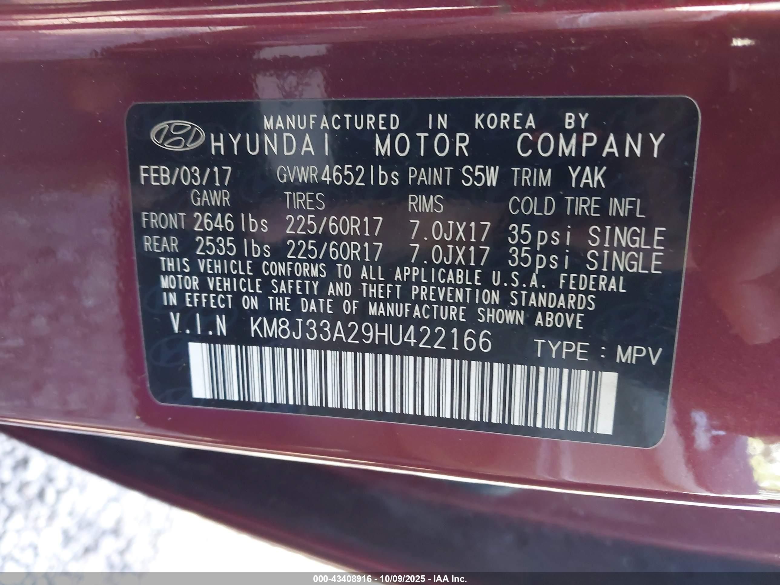 HYUNDAI TUCSON image 9