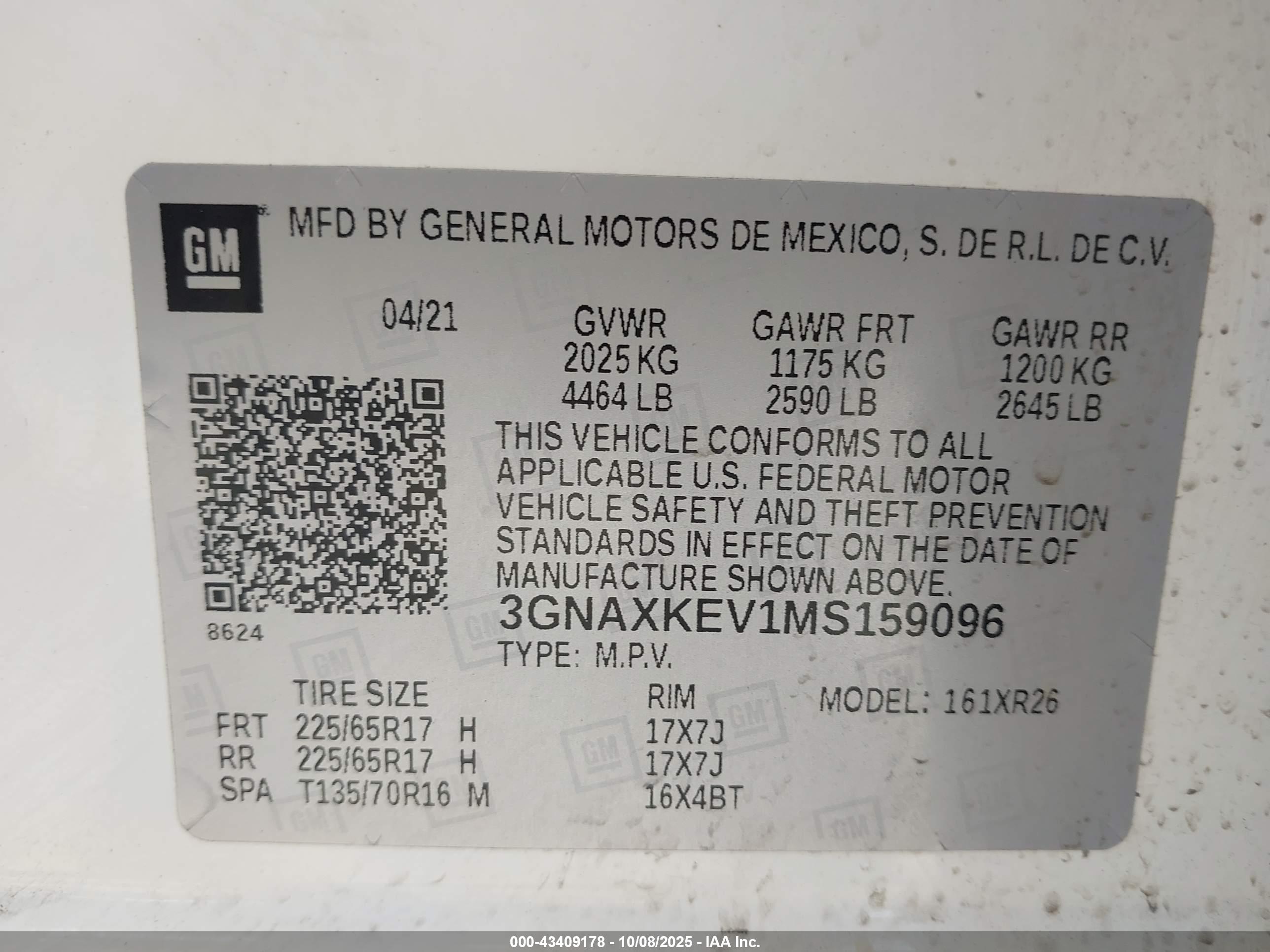 CHEVROLET EQUINOX image 9