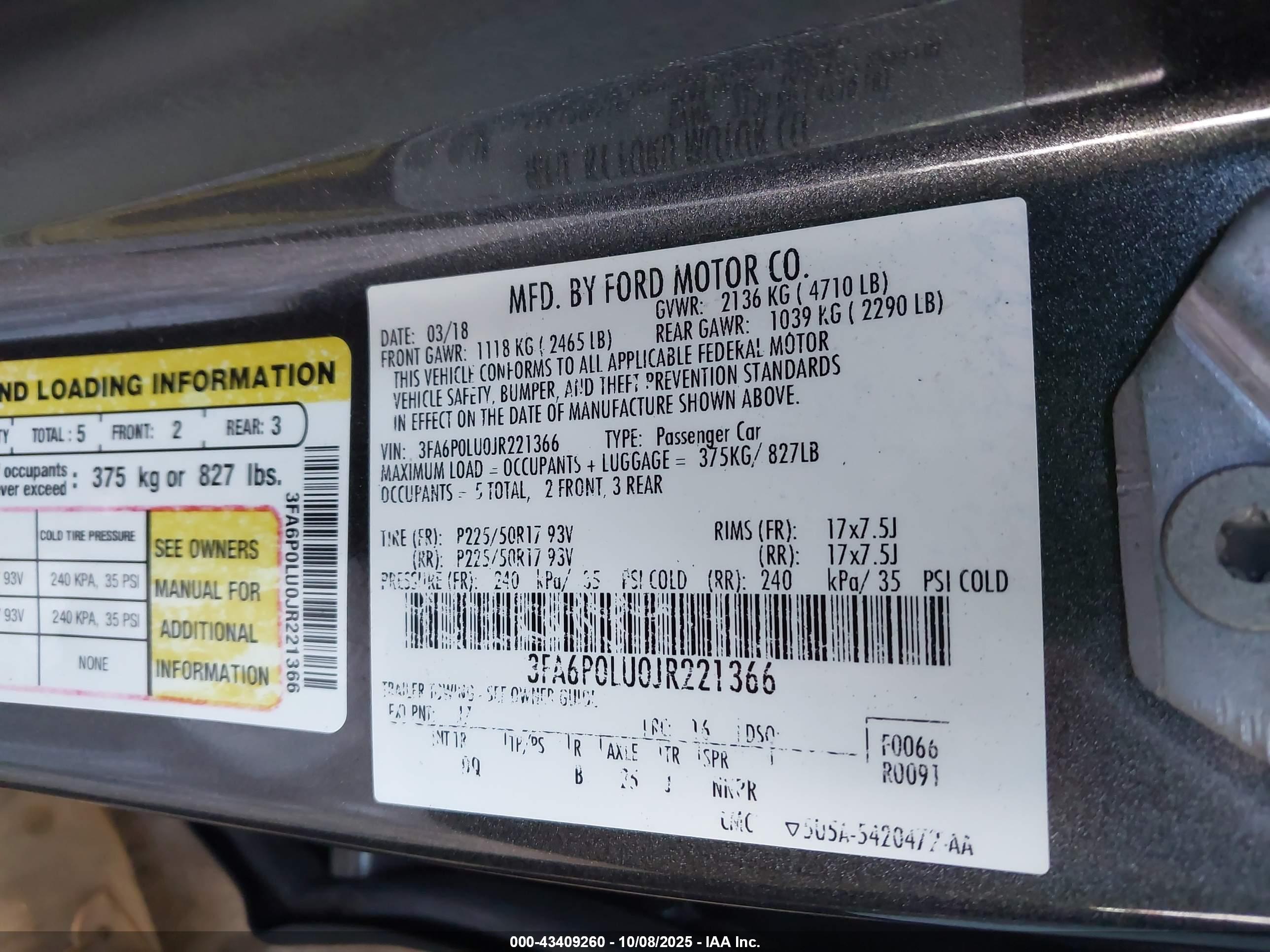 FORD FUSION image 9