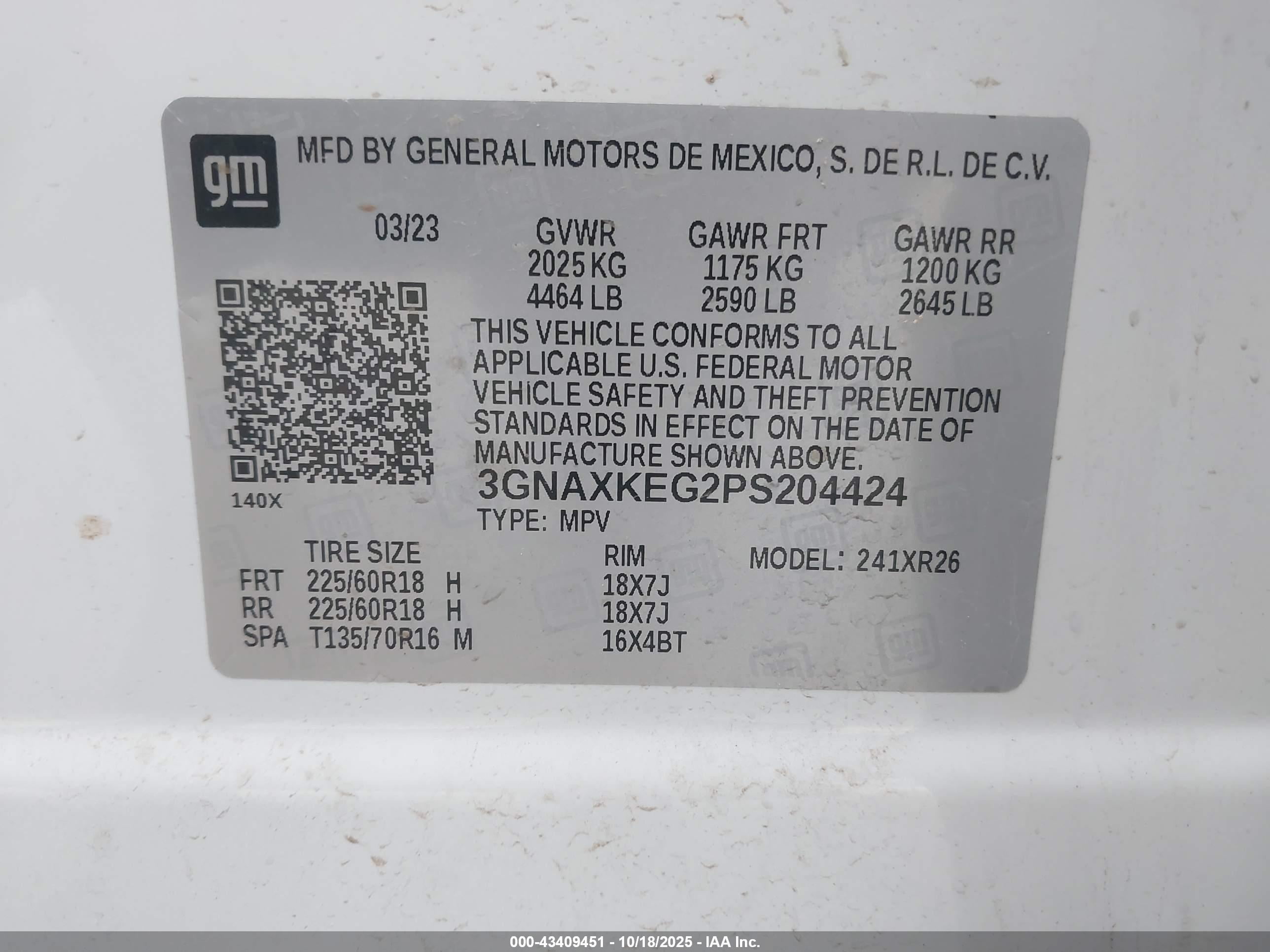 CHEVROLET EQUINOX image 9