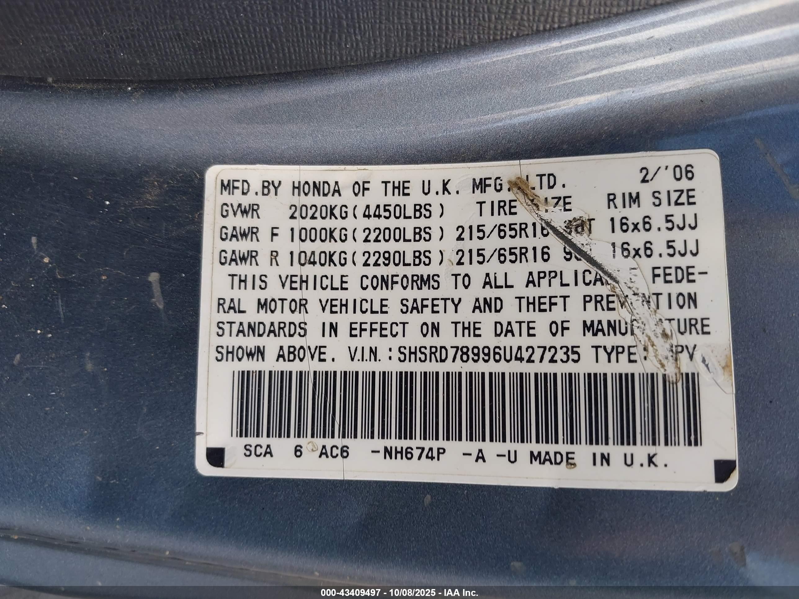 HONDA CR-V image 9