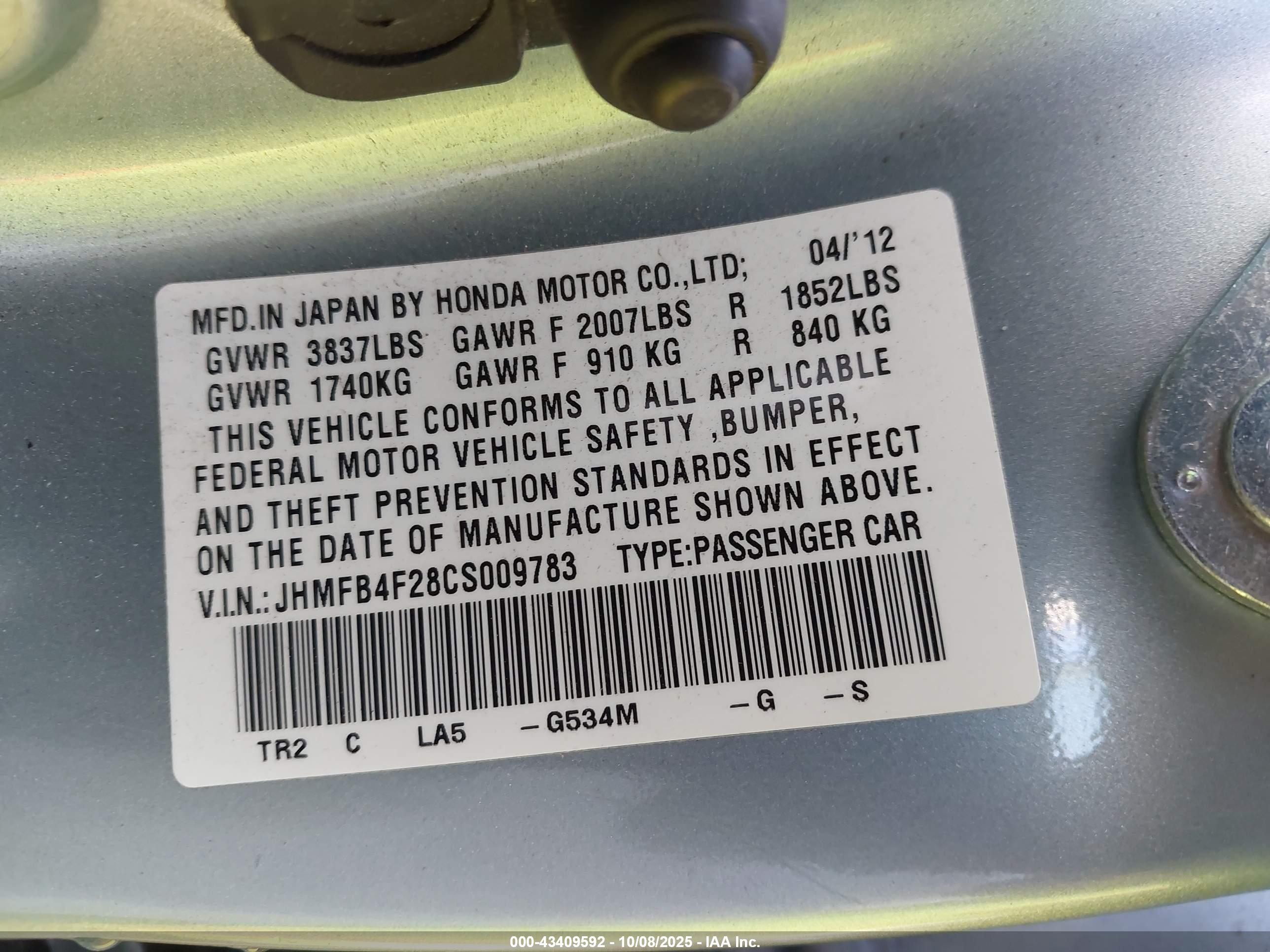 HONDA CIVIC image 9