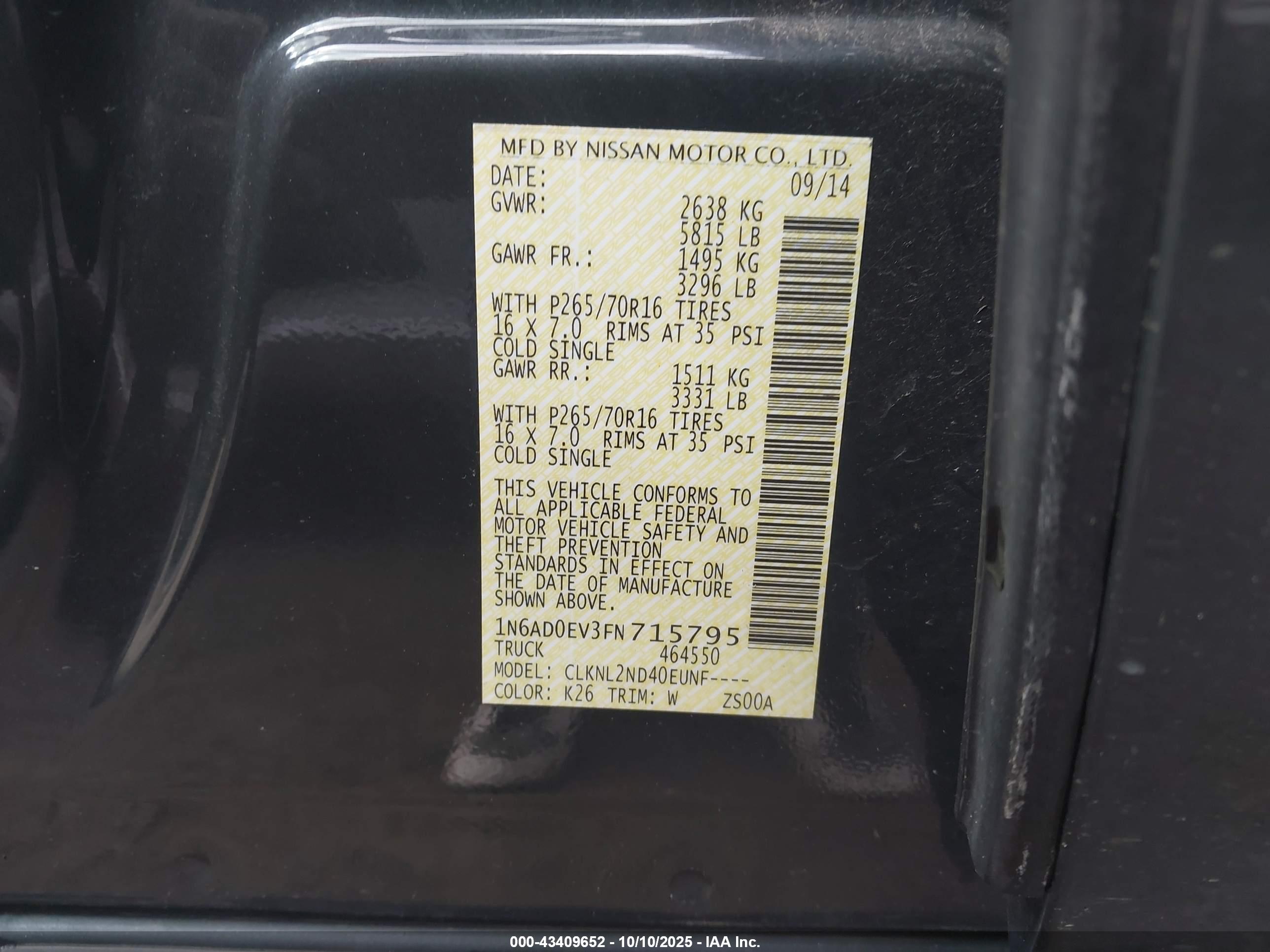 NISSAN FRONTIER image 9