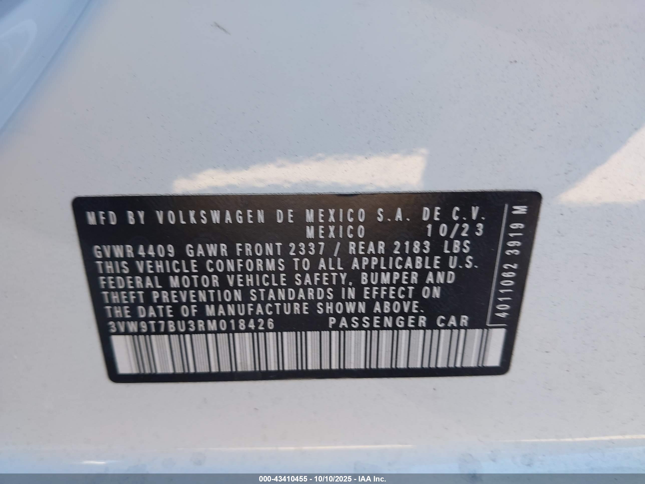 VOLKSWAGEN JETTA image 9