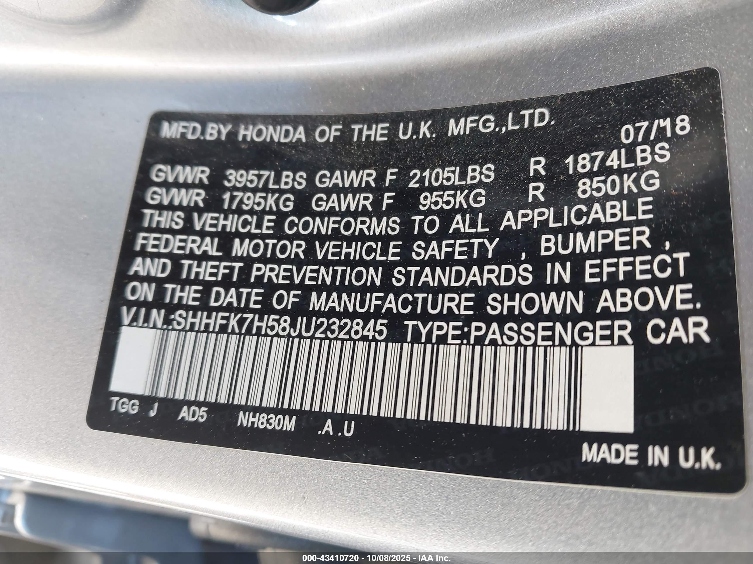 HONDA CIVIC image 9