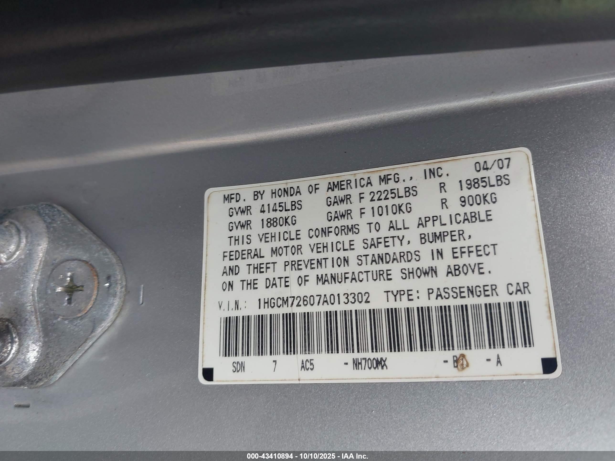 HONDA ACCORD image 9