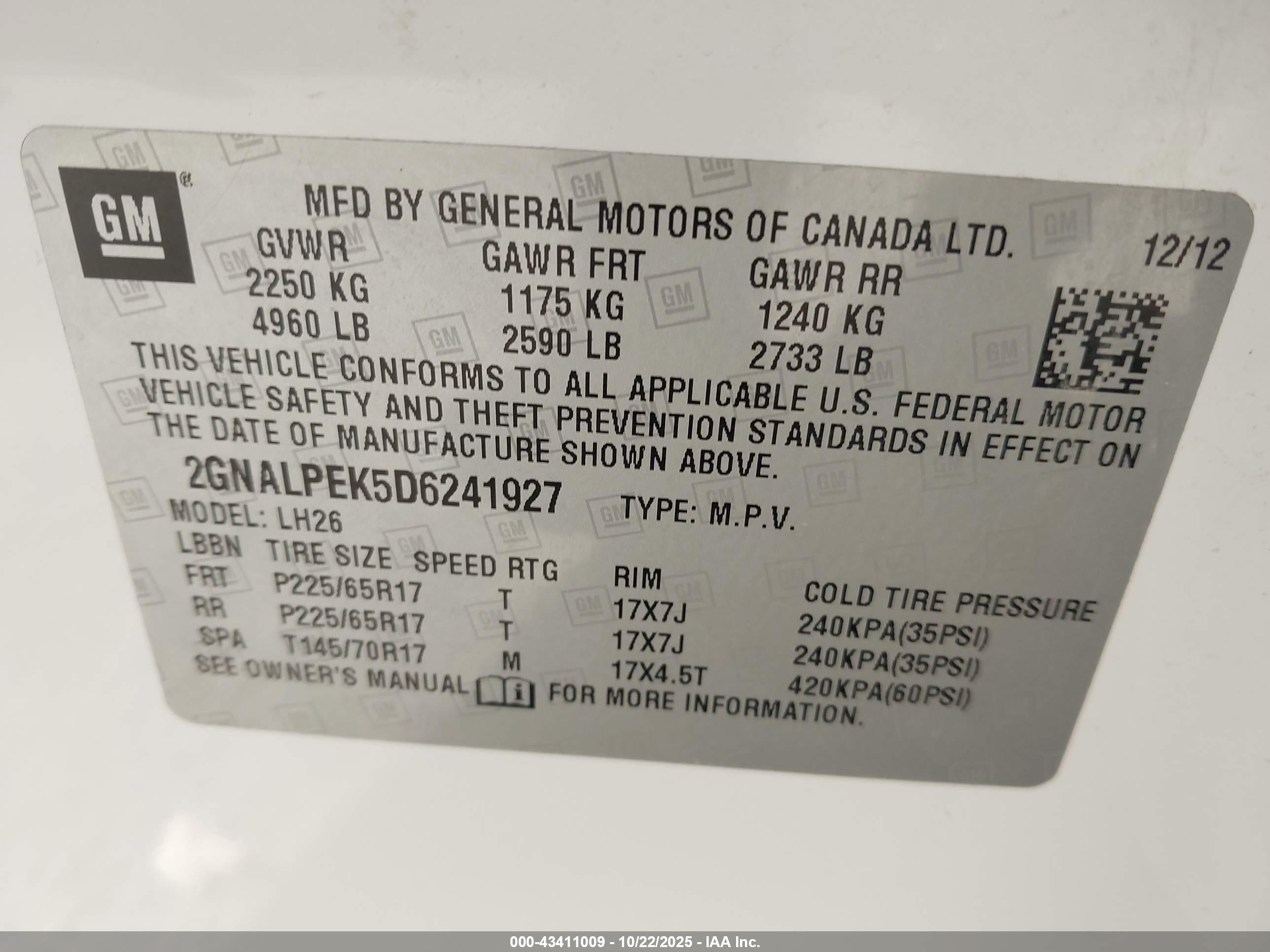 CHEVROLET EQUINOX image 9
