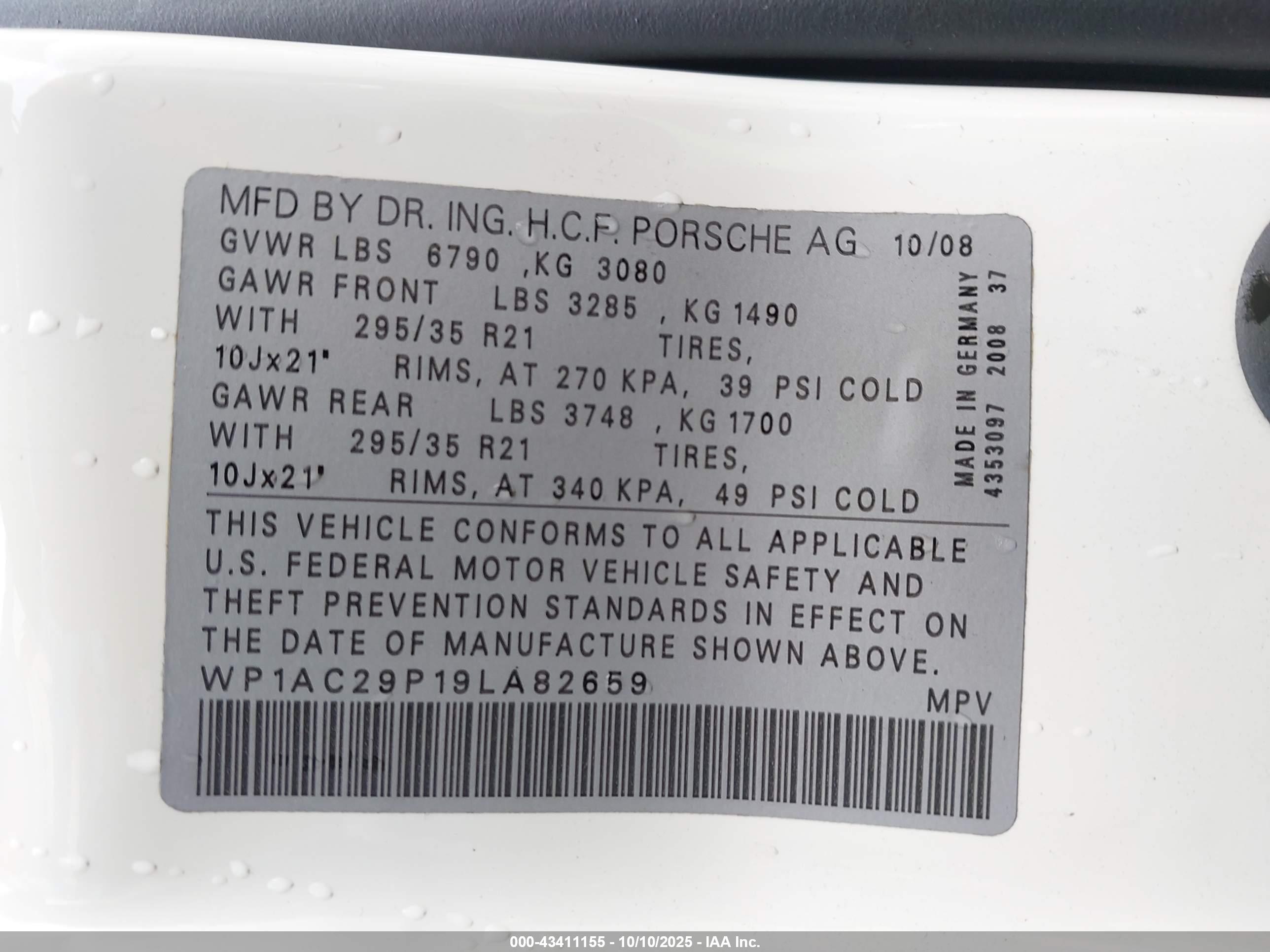 PORSCHE CAYENNE image 9