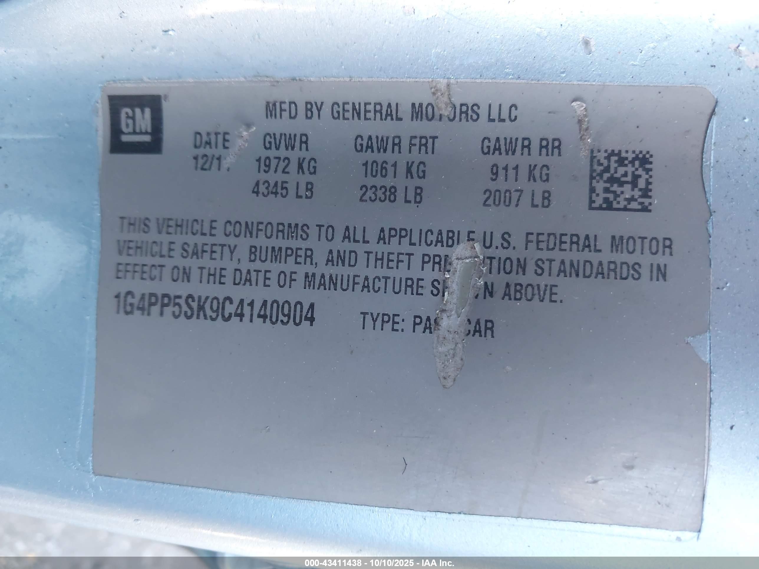 BUICK VERANO image 9