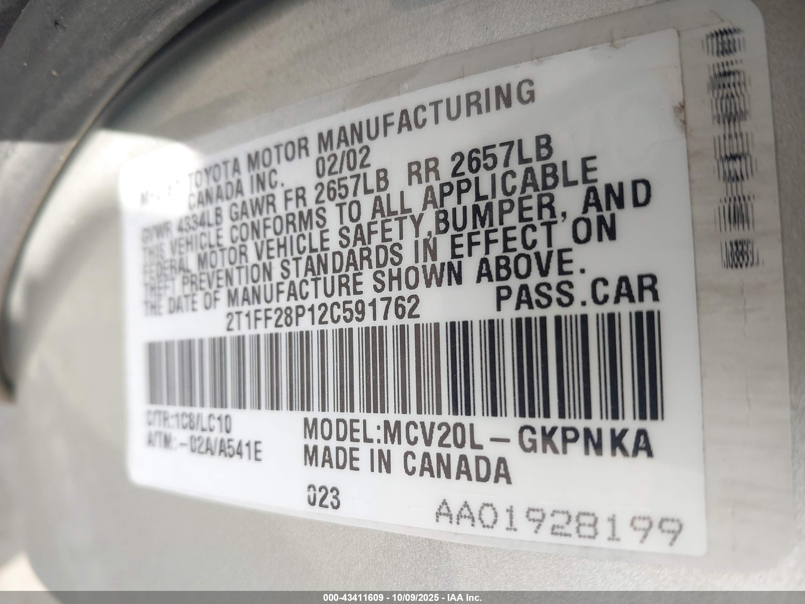 TOYOTA CAMRY image 9