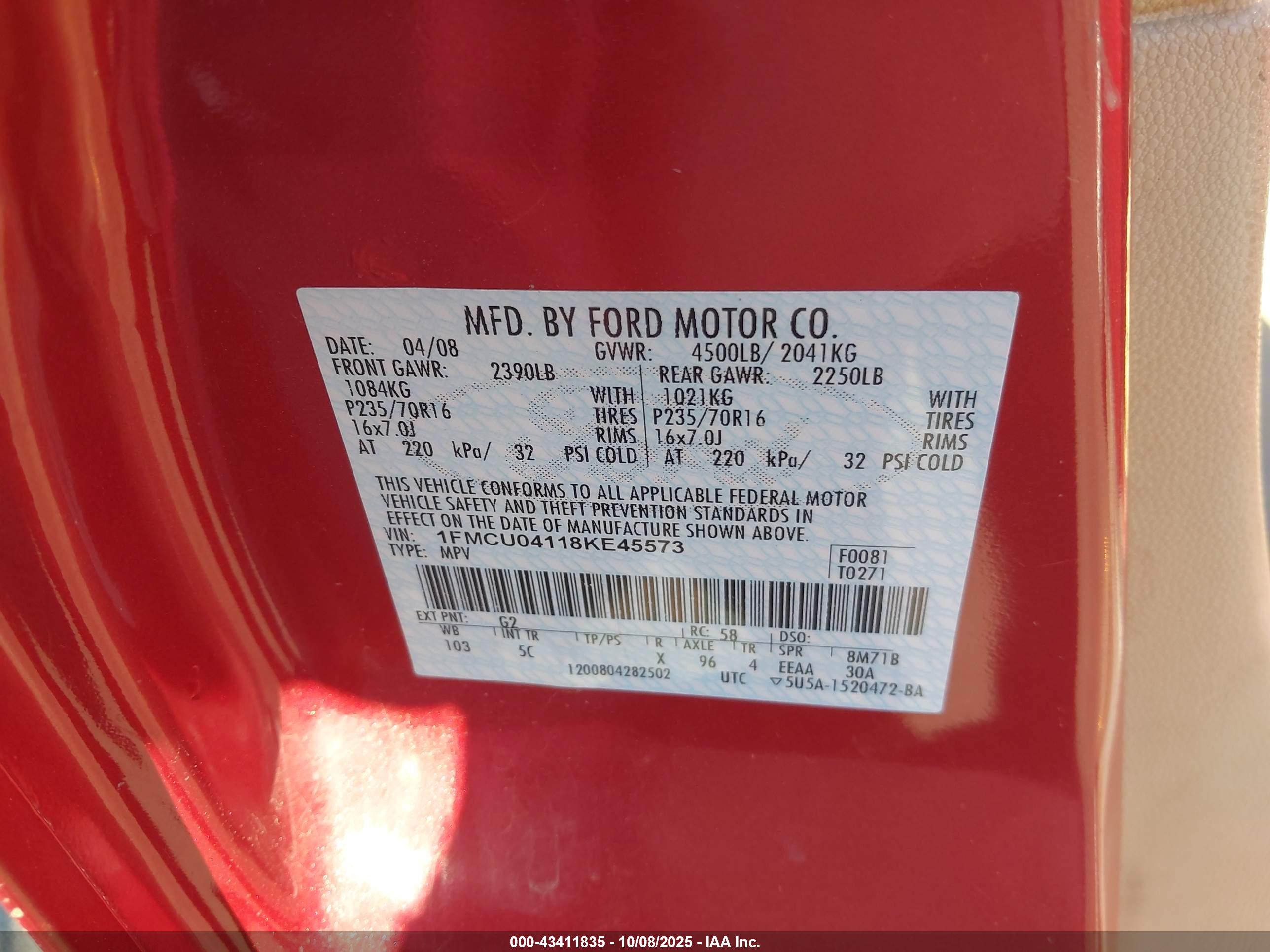 FORD ESCAPE image 9