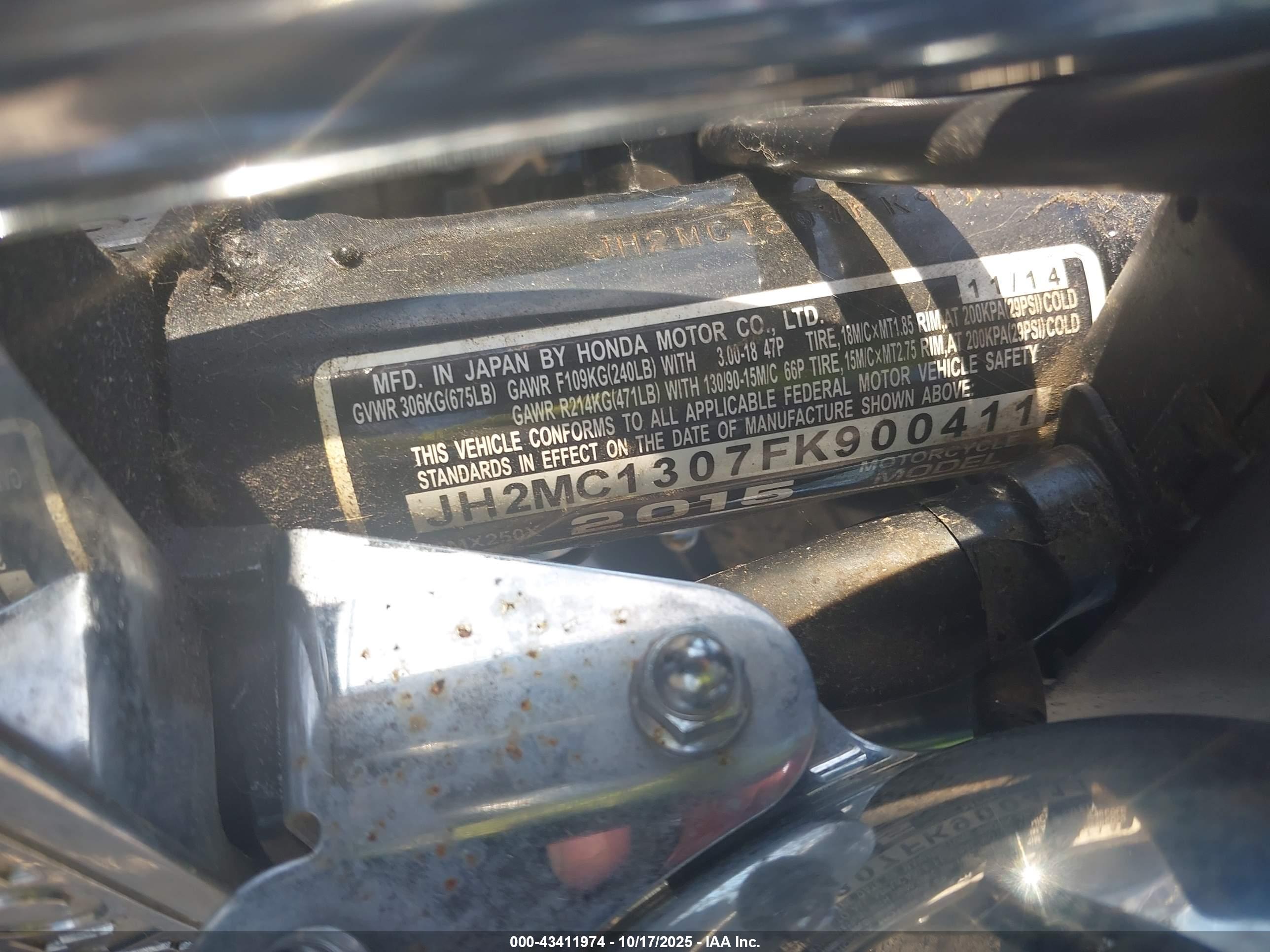 HONDA CMX250 image 10