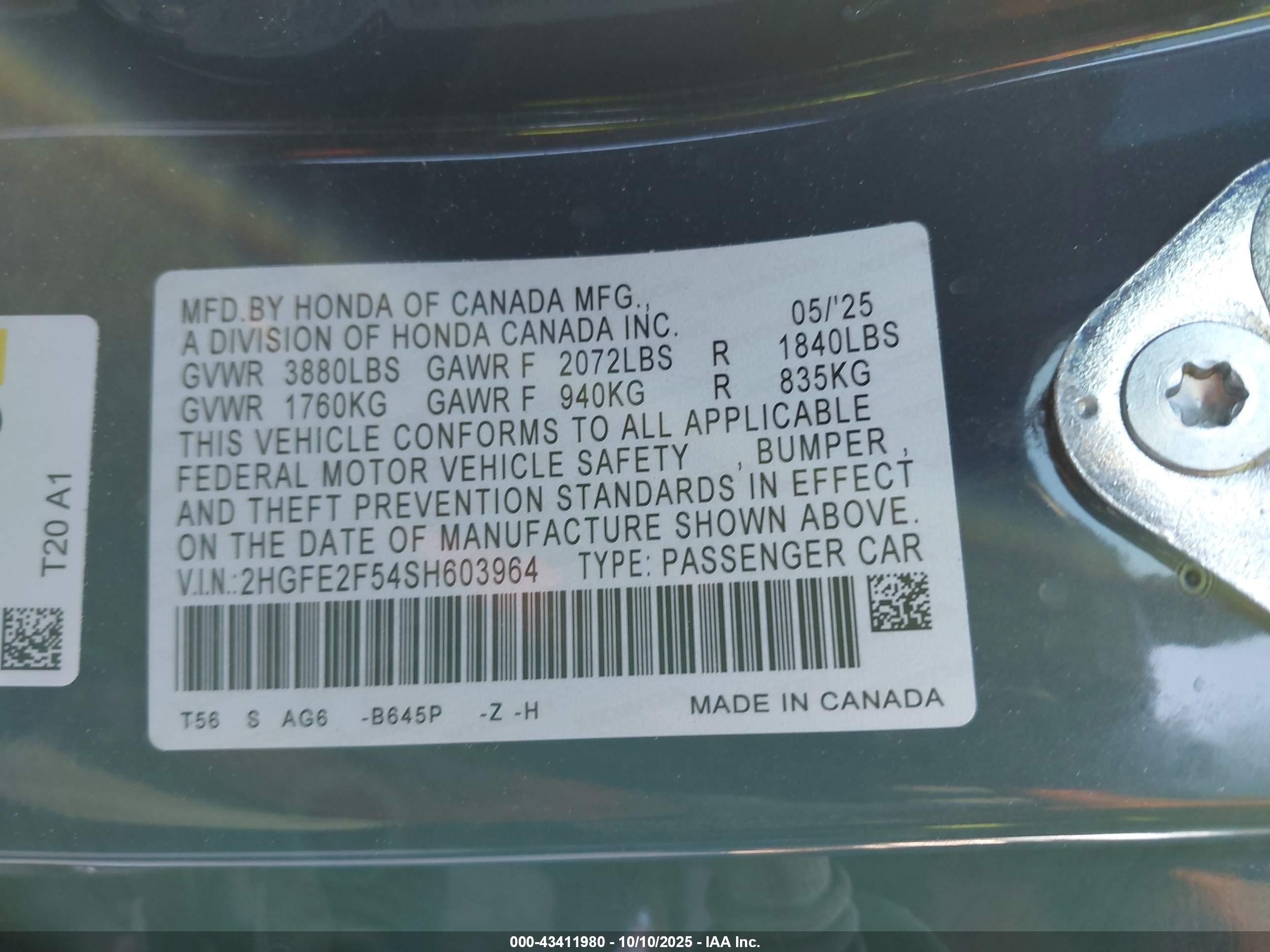 HONDA CIVIC image 9
