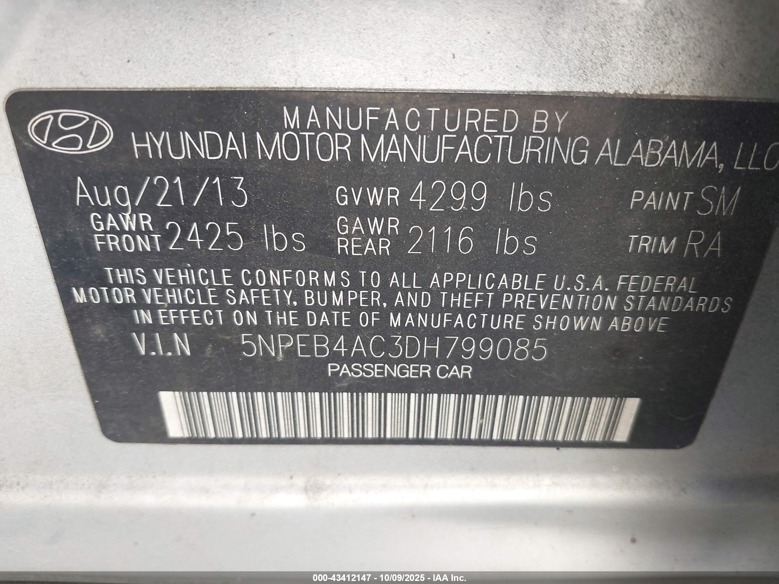 HYUNDAI SONATA image 9
