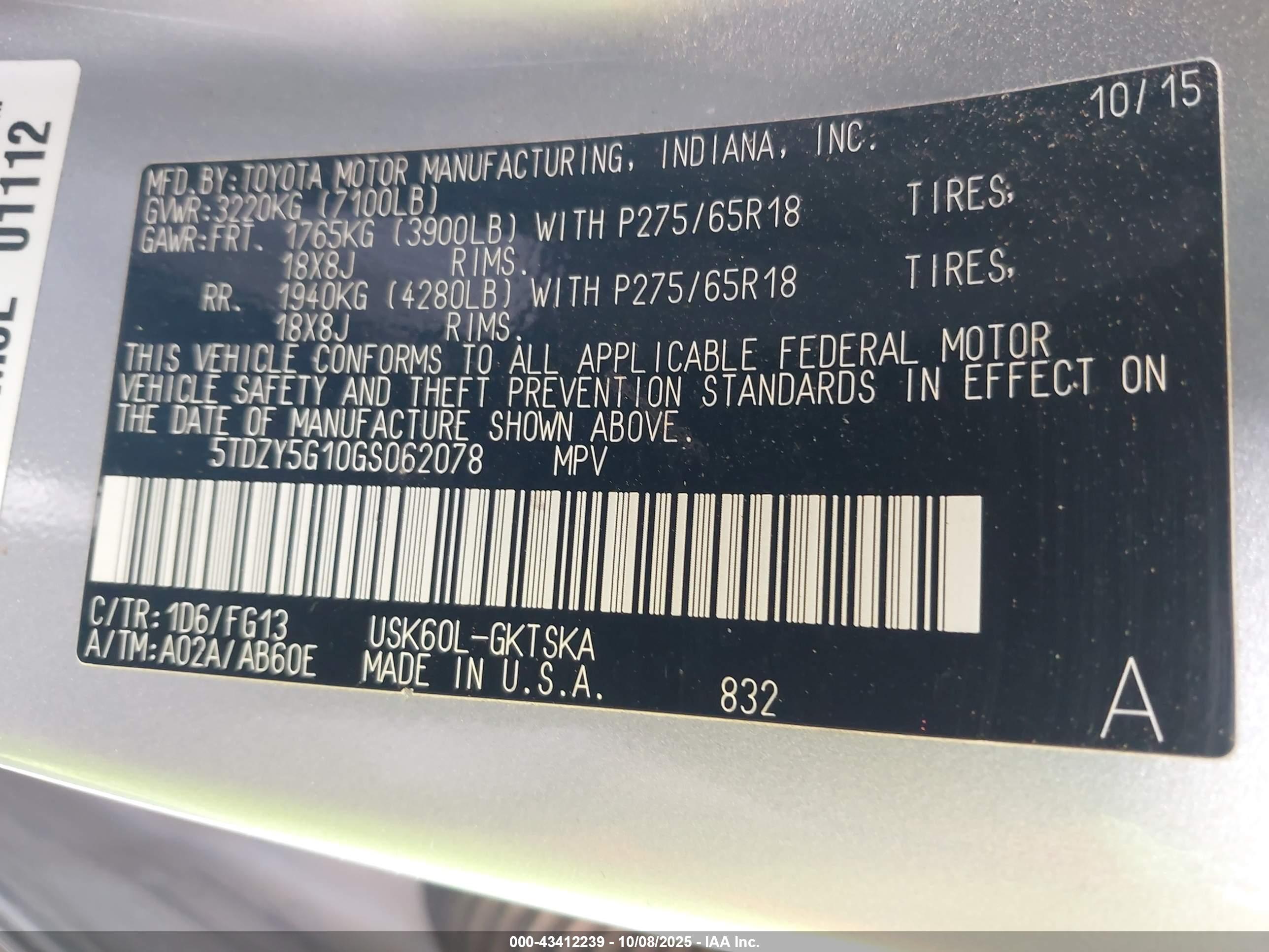 TOYOTA SEQUOIA image 9