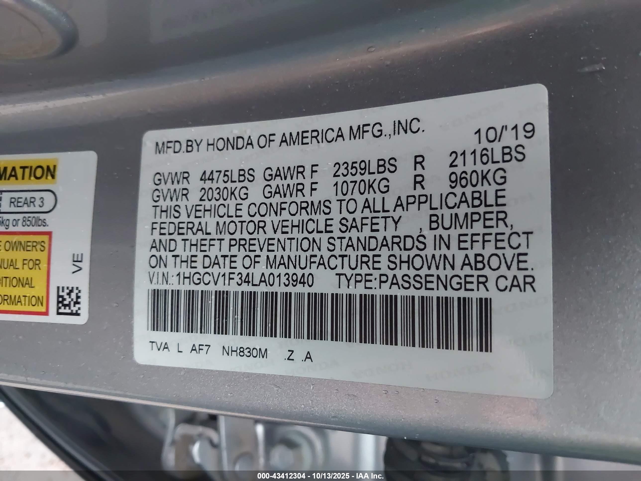 HONDA ACCORD image 9