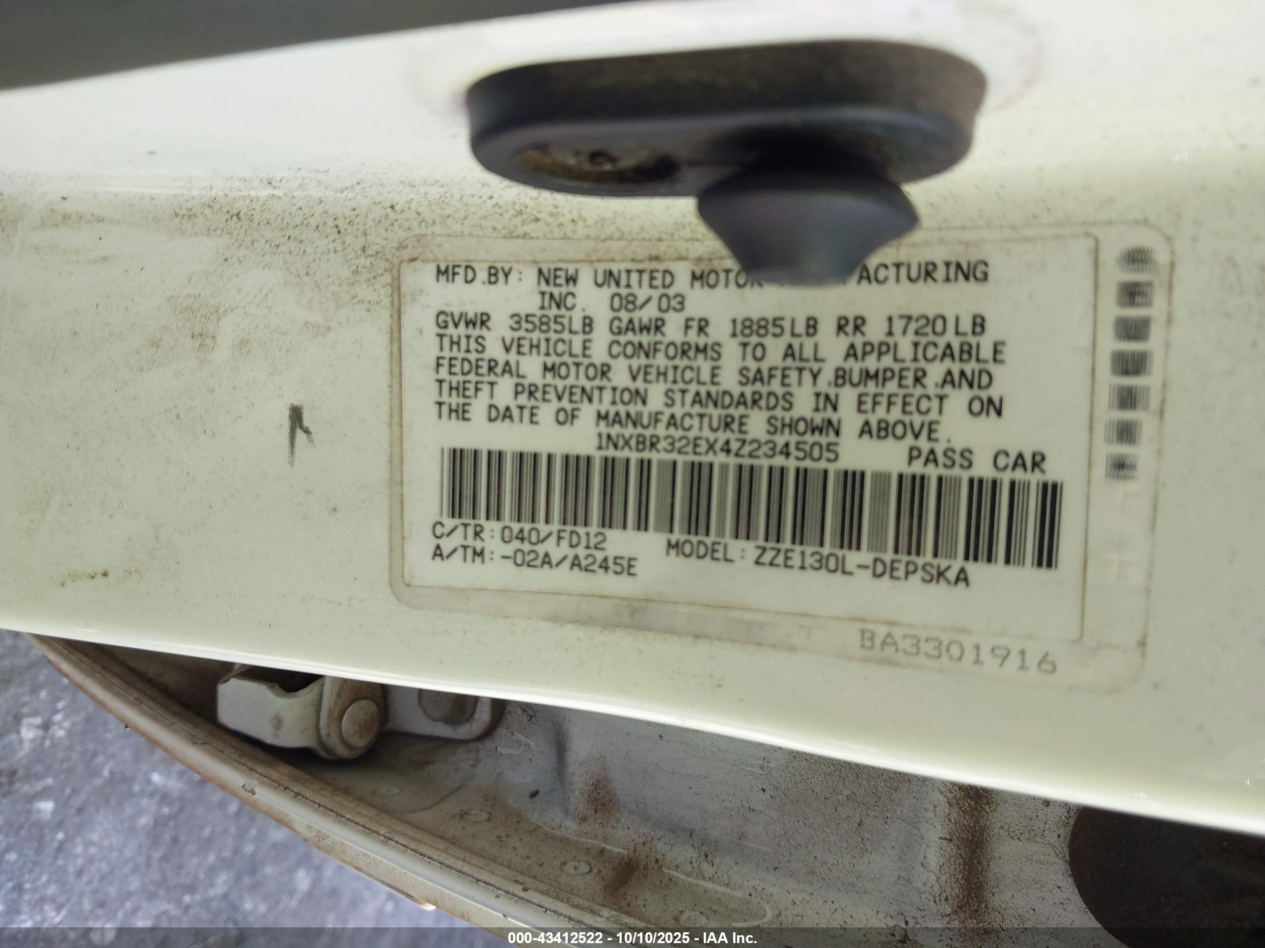 TOYOTA COROLLA image 9