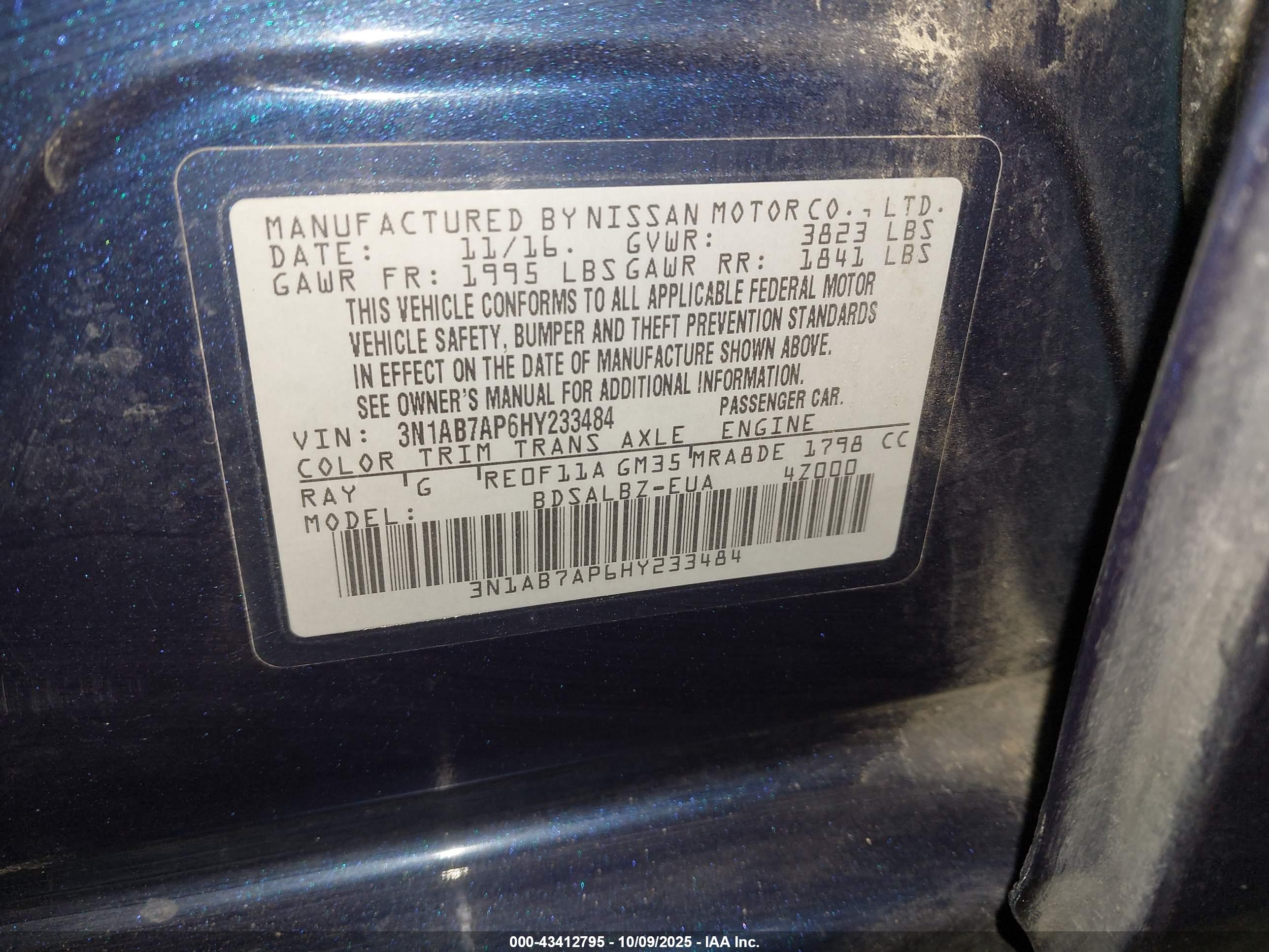 NISSAN SENTRA image 9