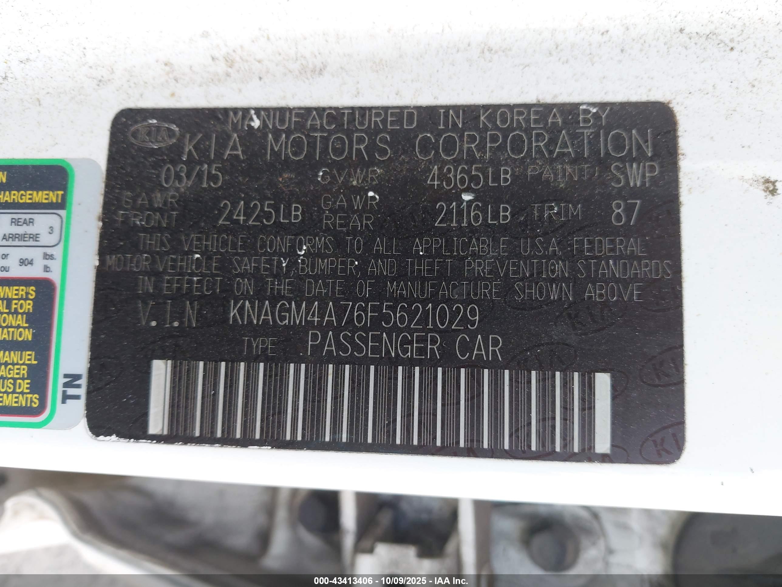 KIA OPTIMA image 9
