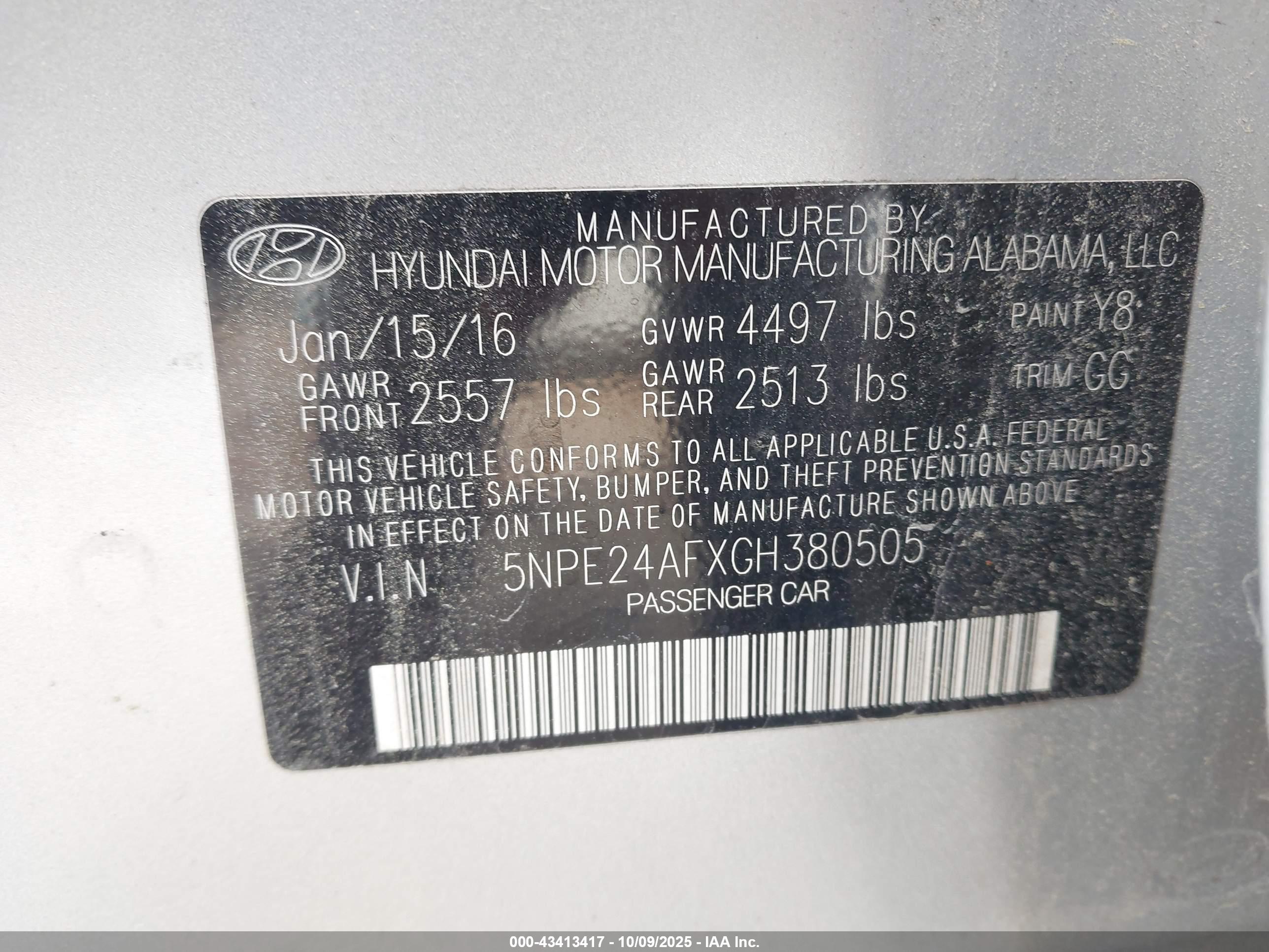 HYUNDAI SONATA image 9