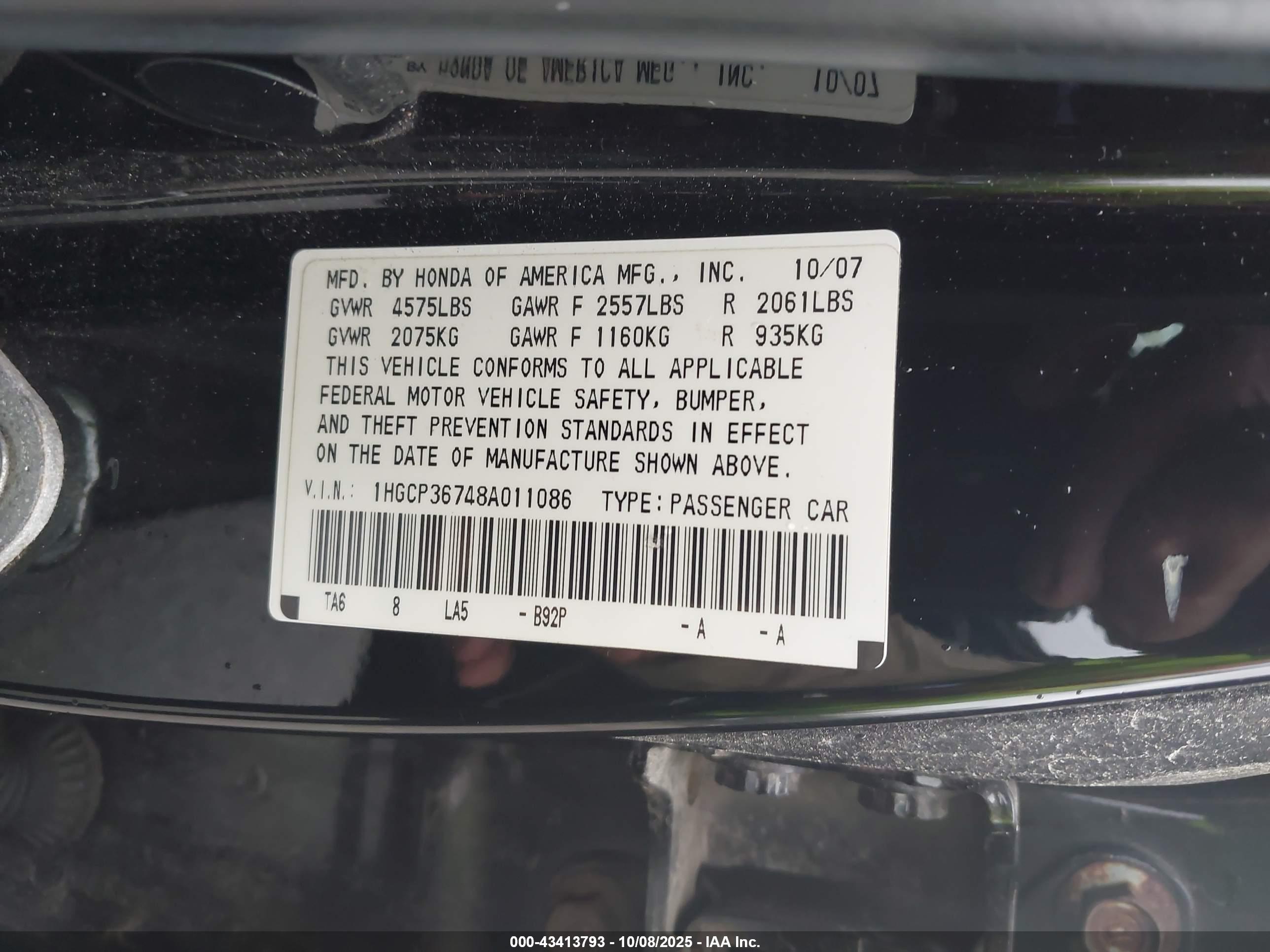 HONDA ACCORD image 9