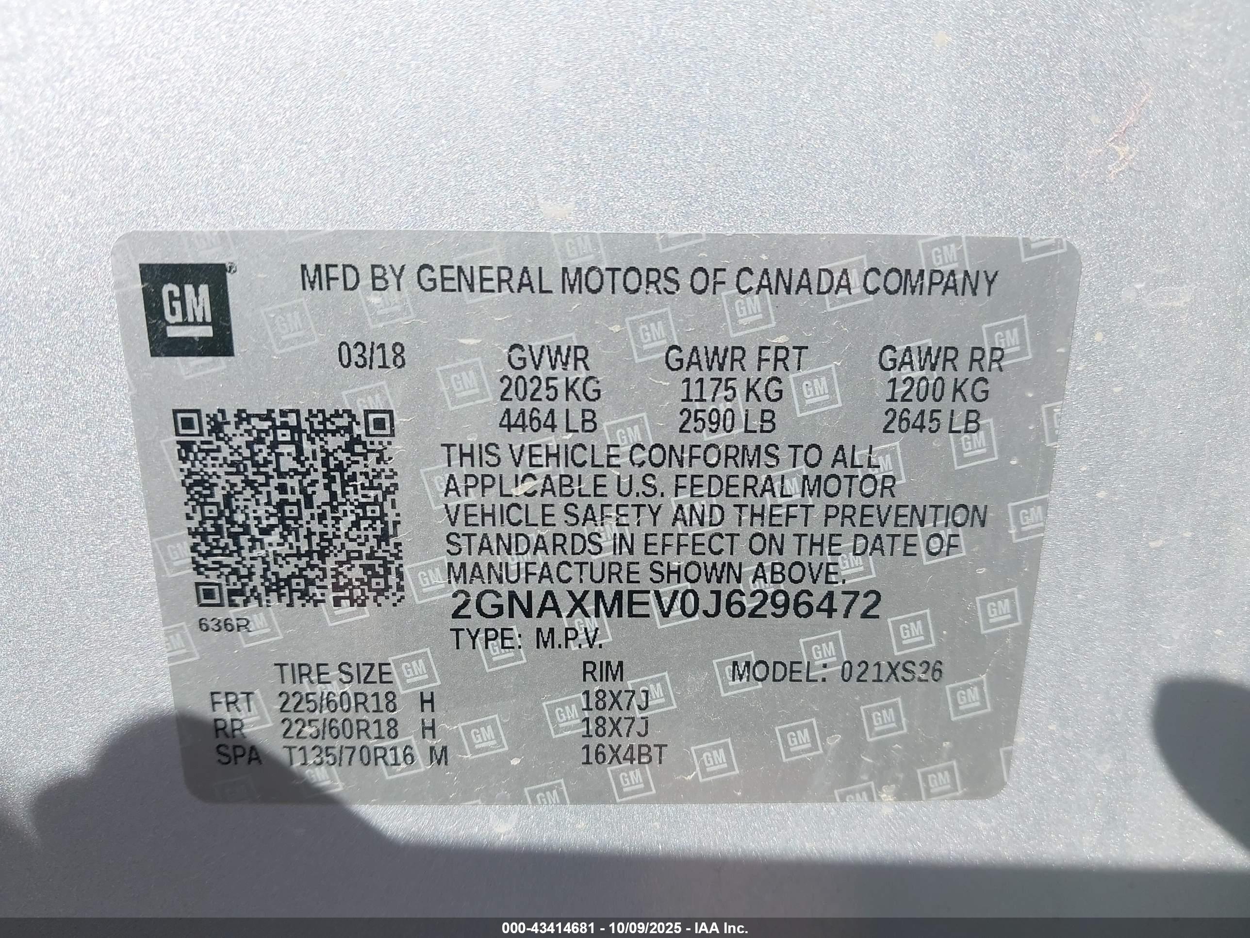 CHEVROLET EQUINOX image 9