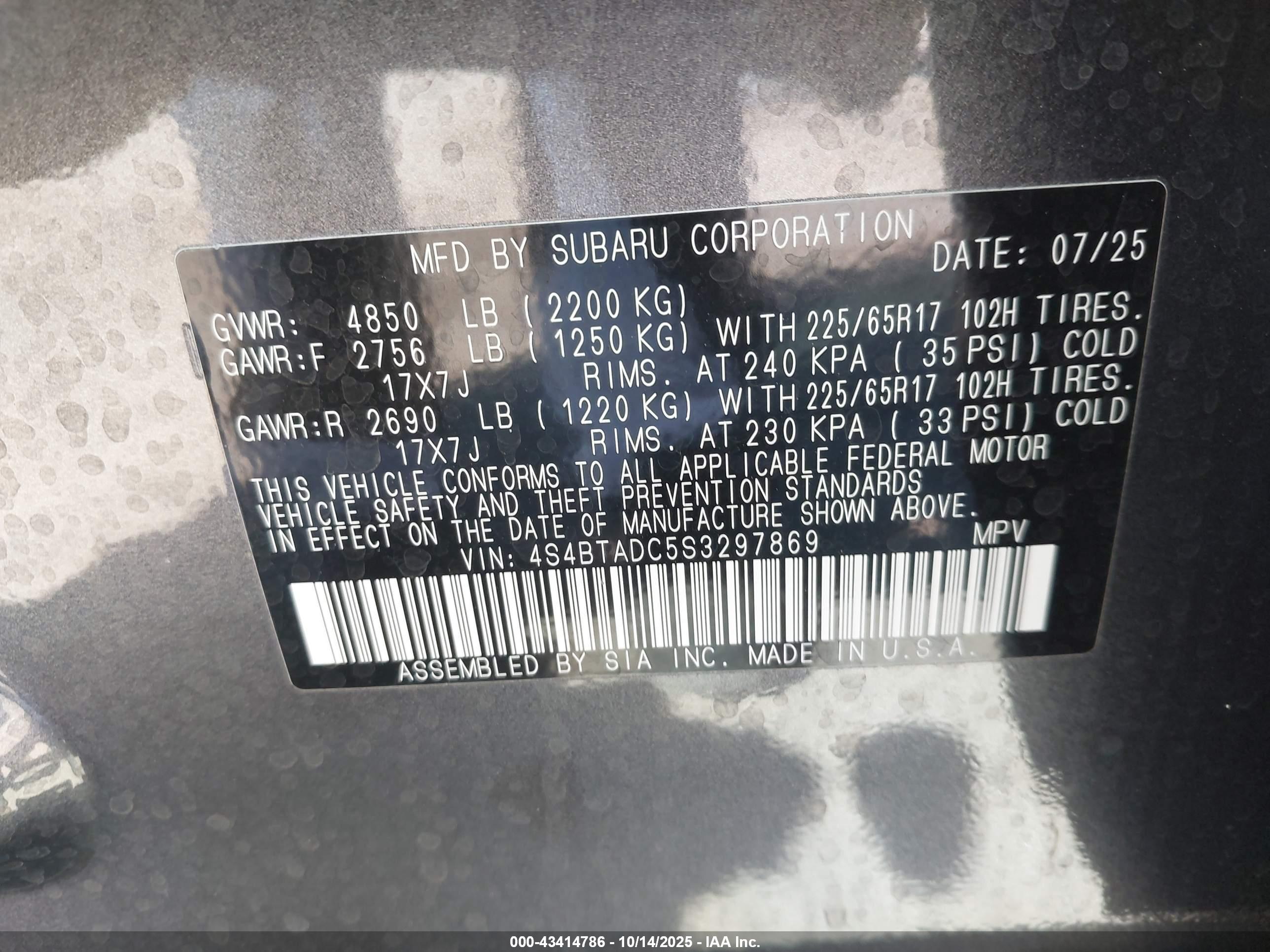 SUBARU OUTBACK image 9