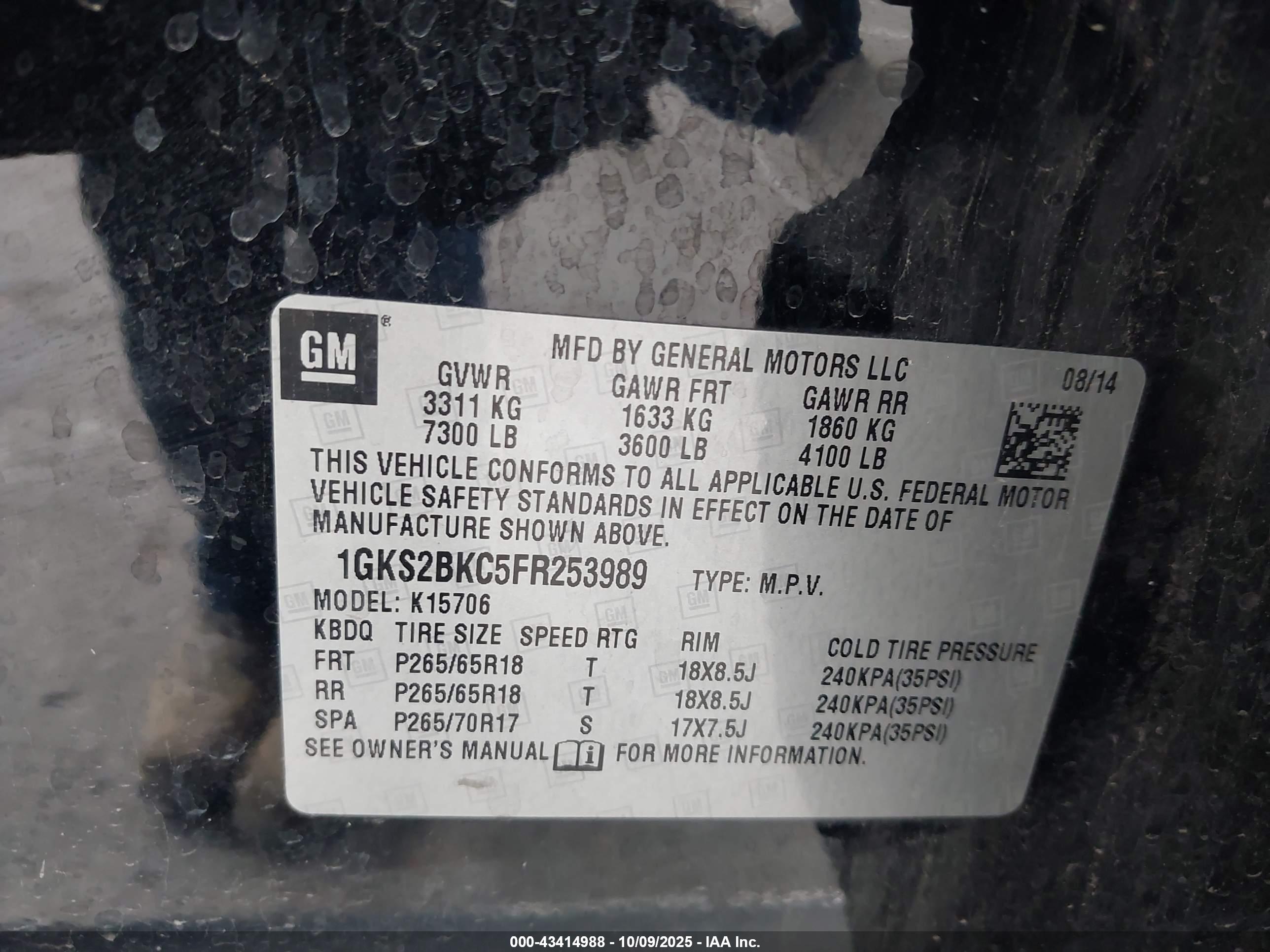 GMC YUKON image 9
