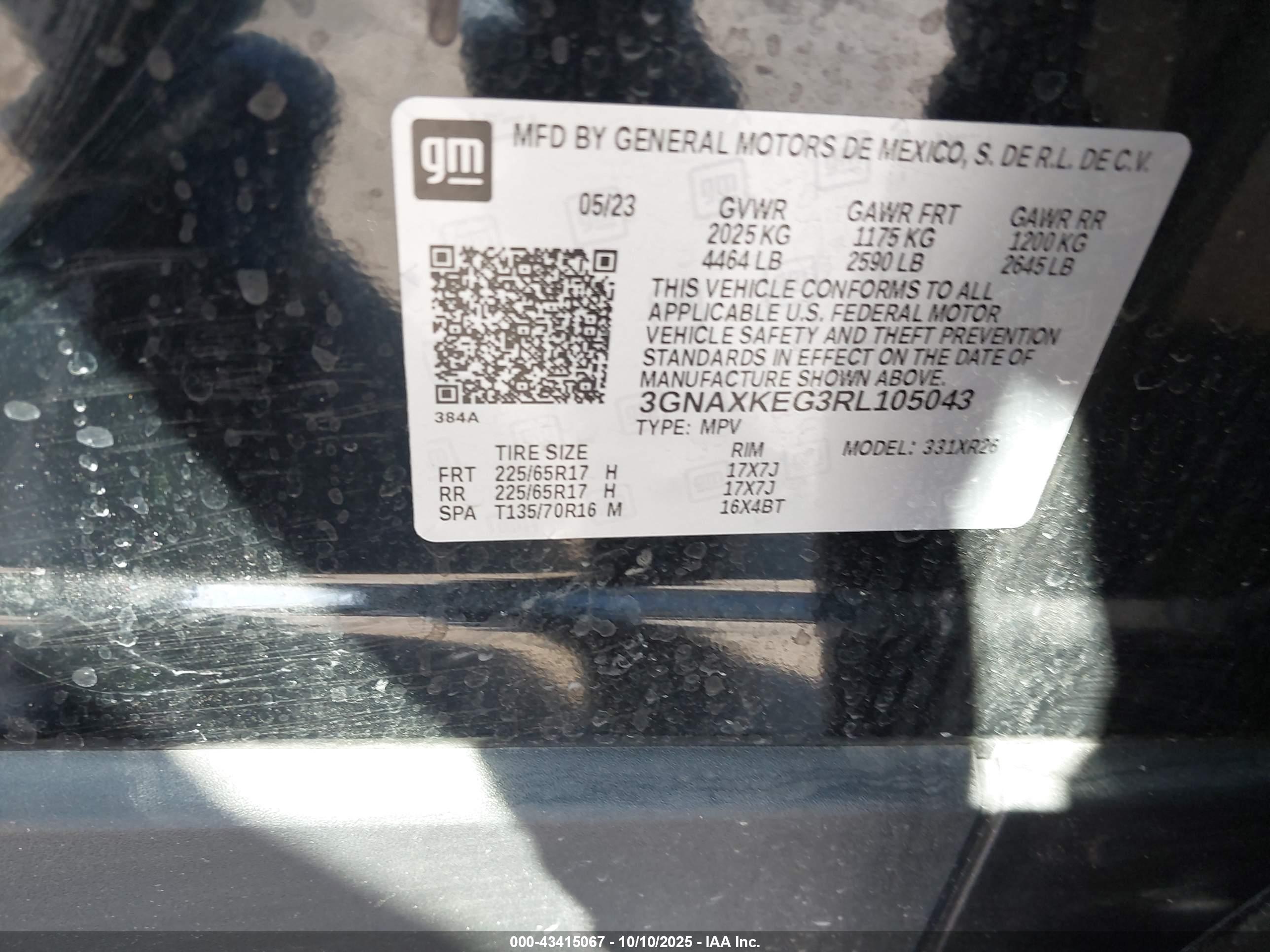 CHEVROLET EQUINOX image 9