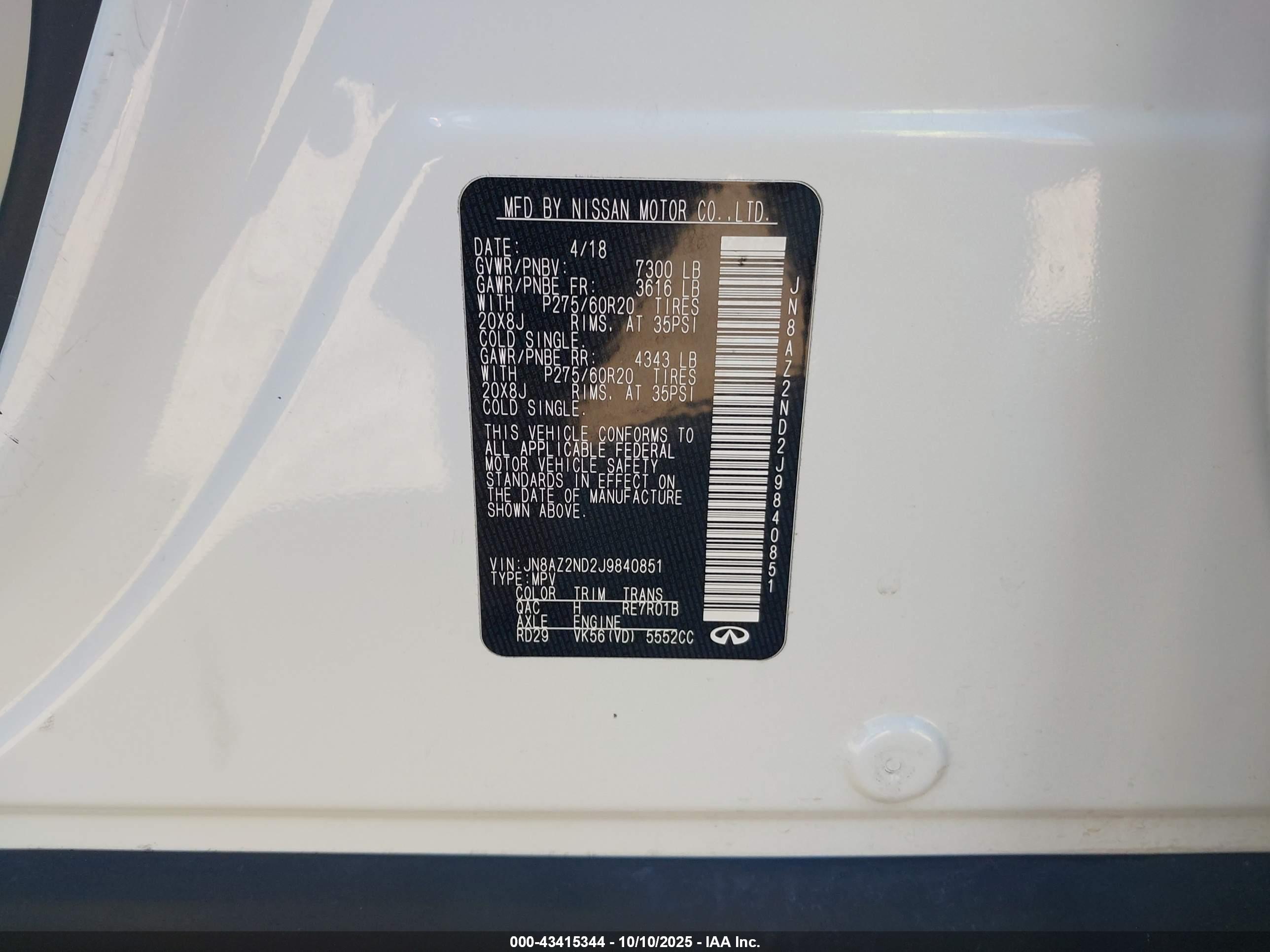 INFINITI QX80 image 9