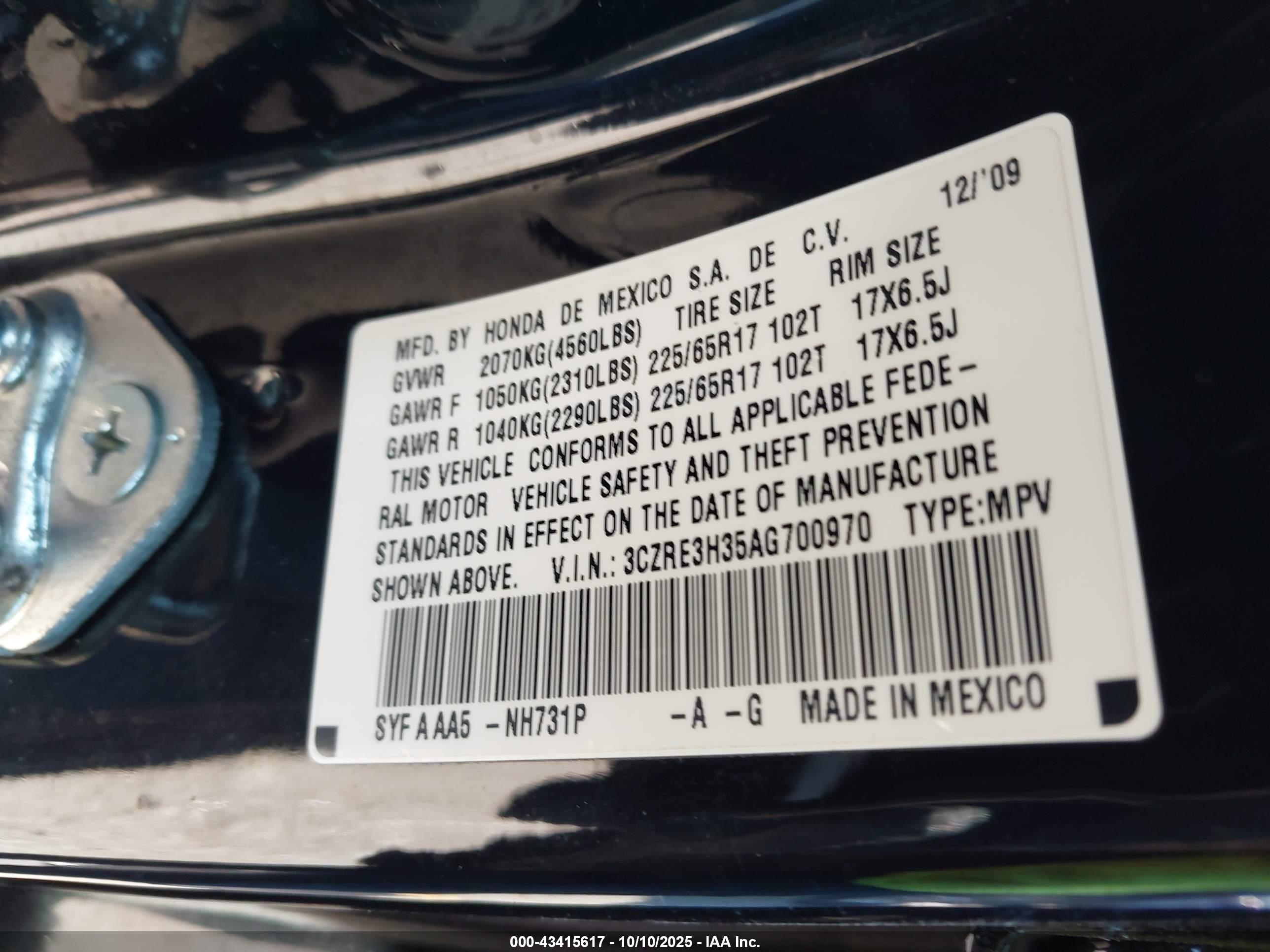 HONDA CR-V image 9