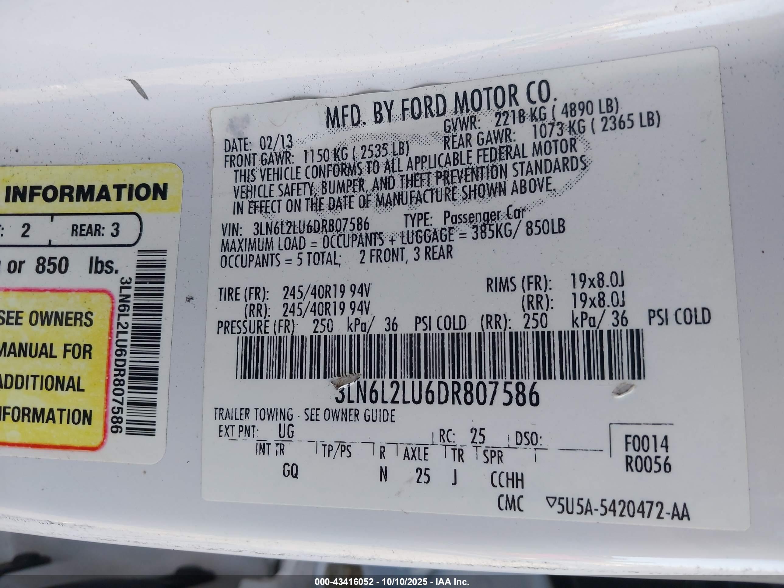 LINCOLN MKZ image 9