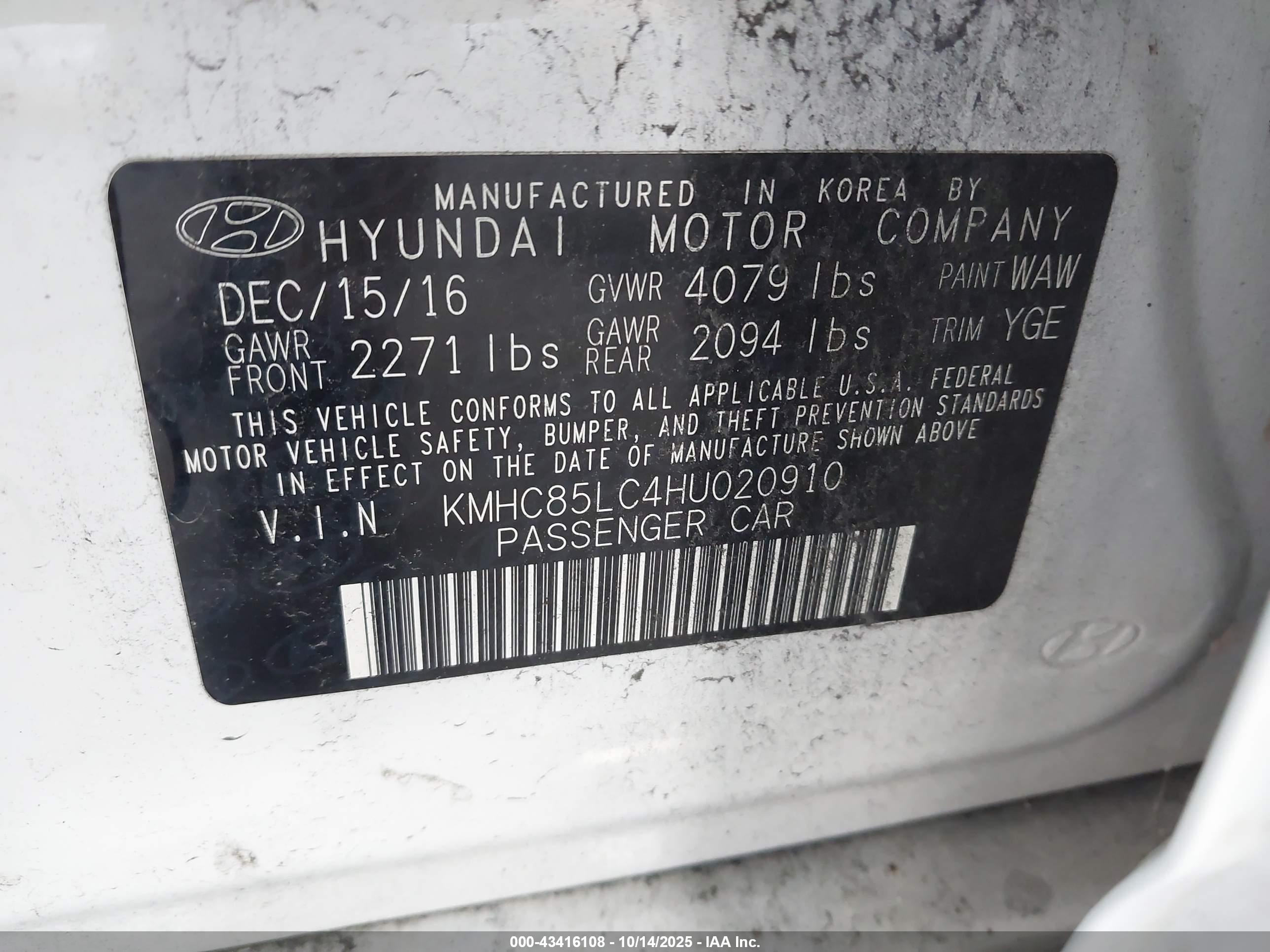 HYUNDAI IONIQ image 9