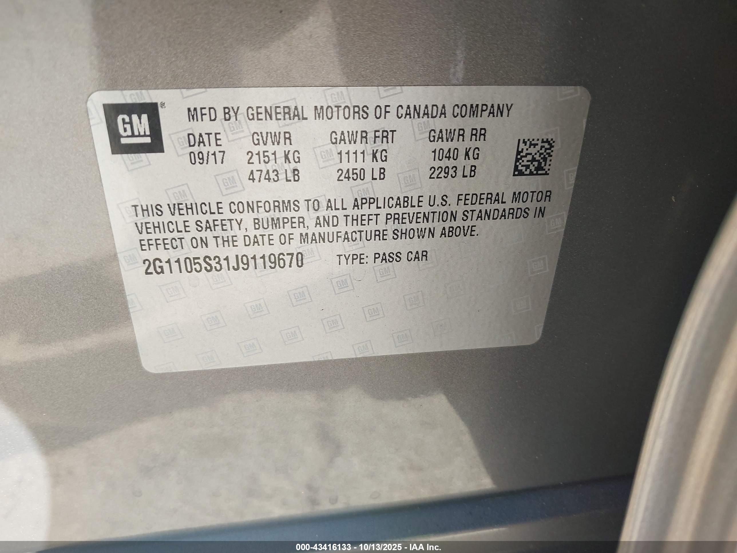 CHEVROLET IMPALA image 9