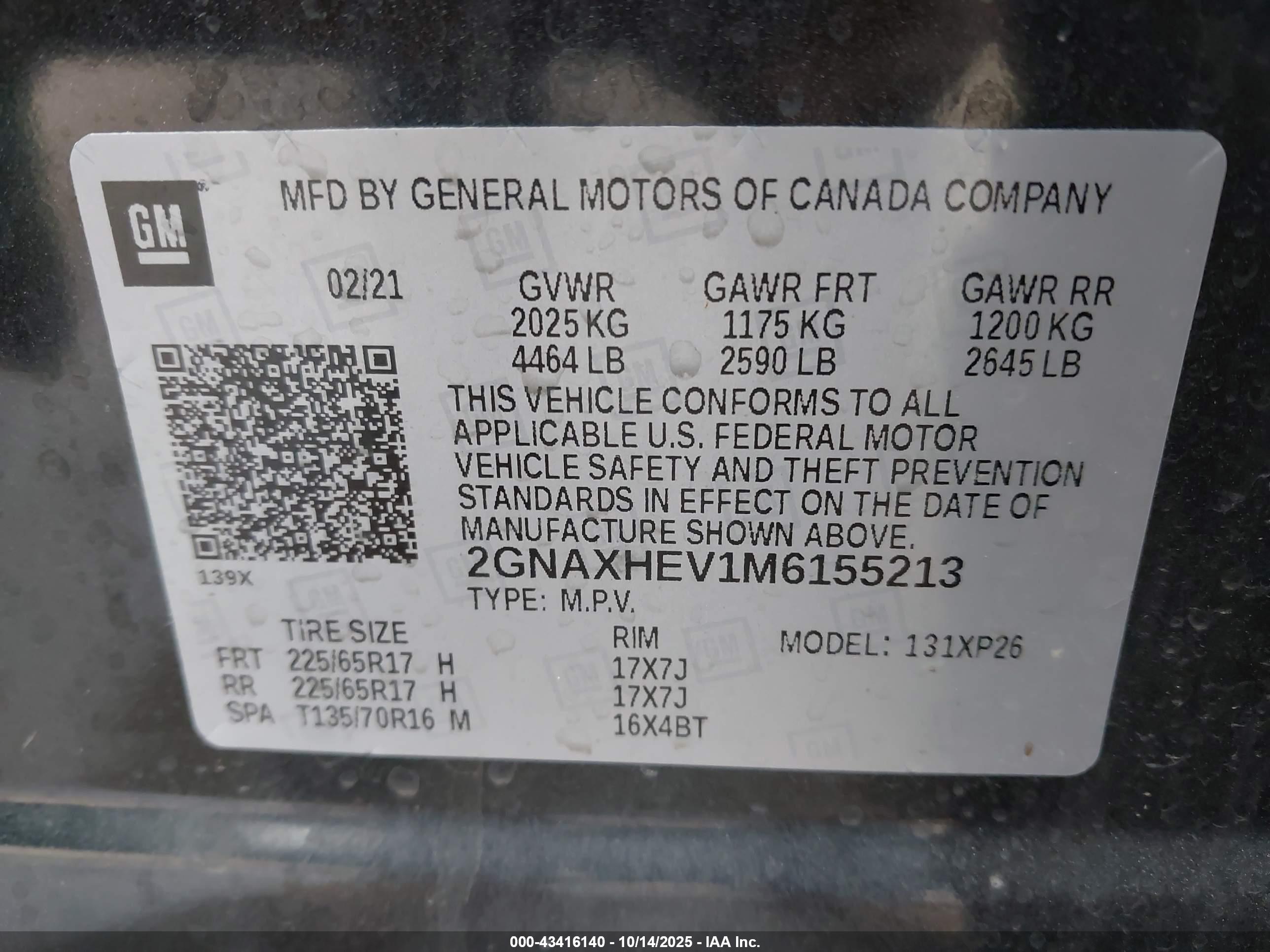CHEVROLET EQUINOX image 9