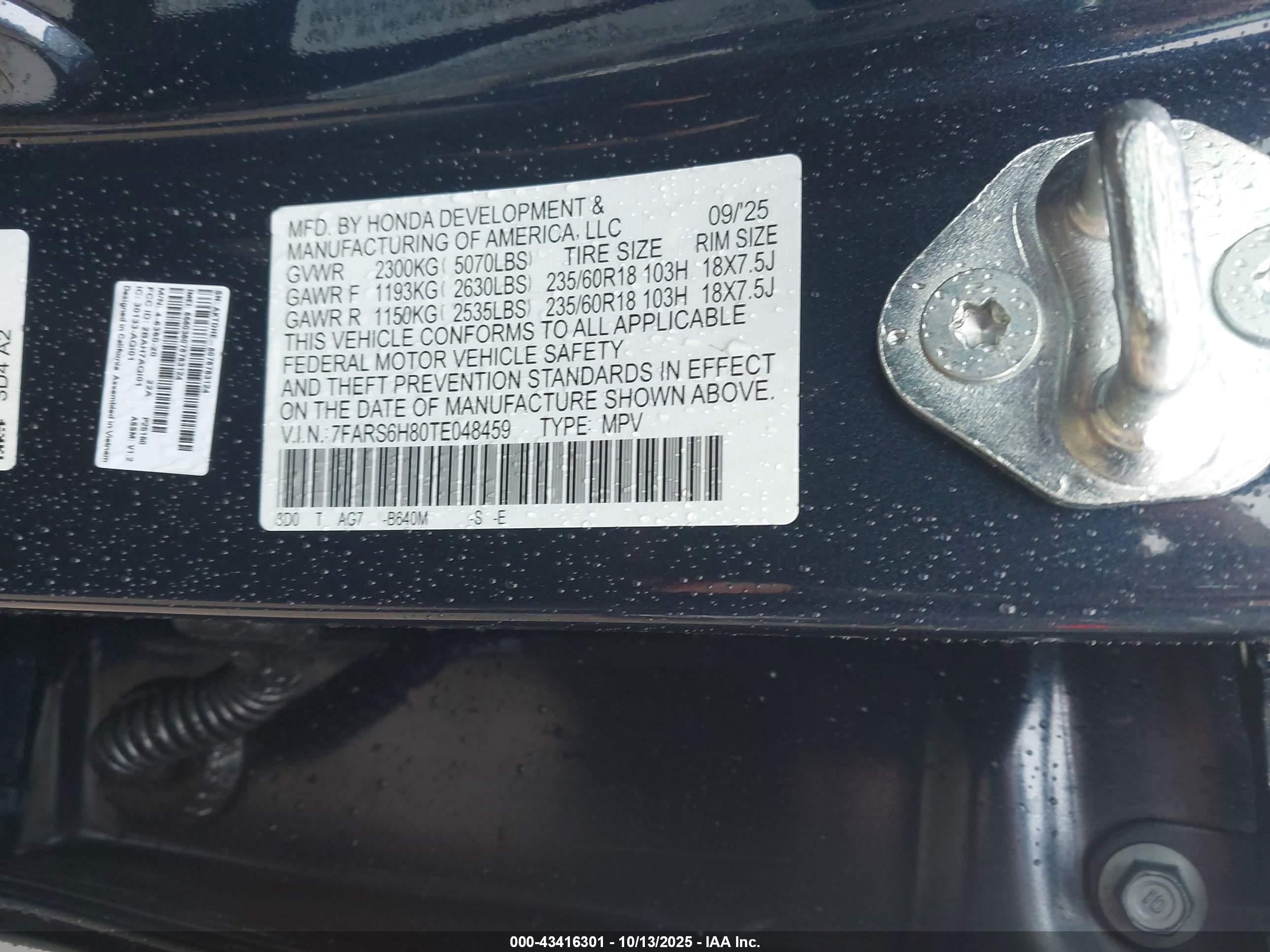 HONDA CR-V image 9