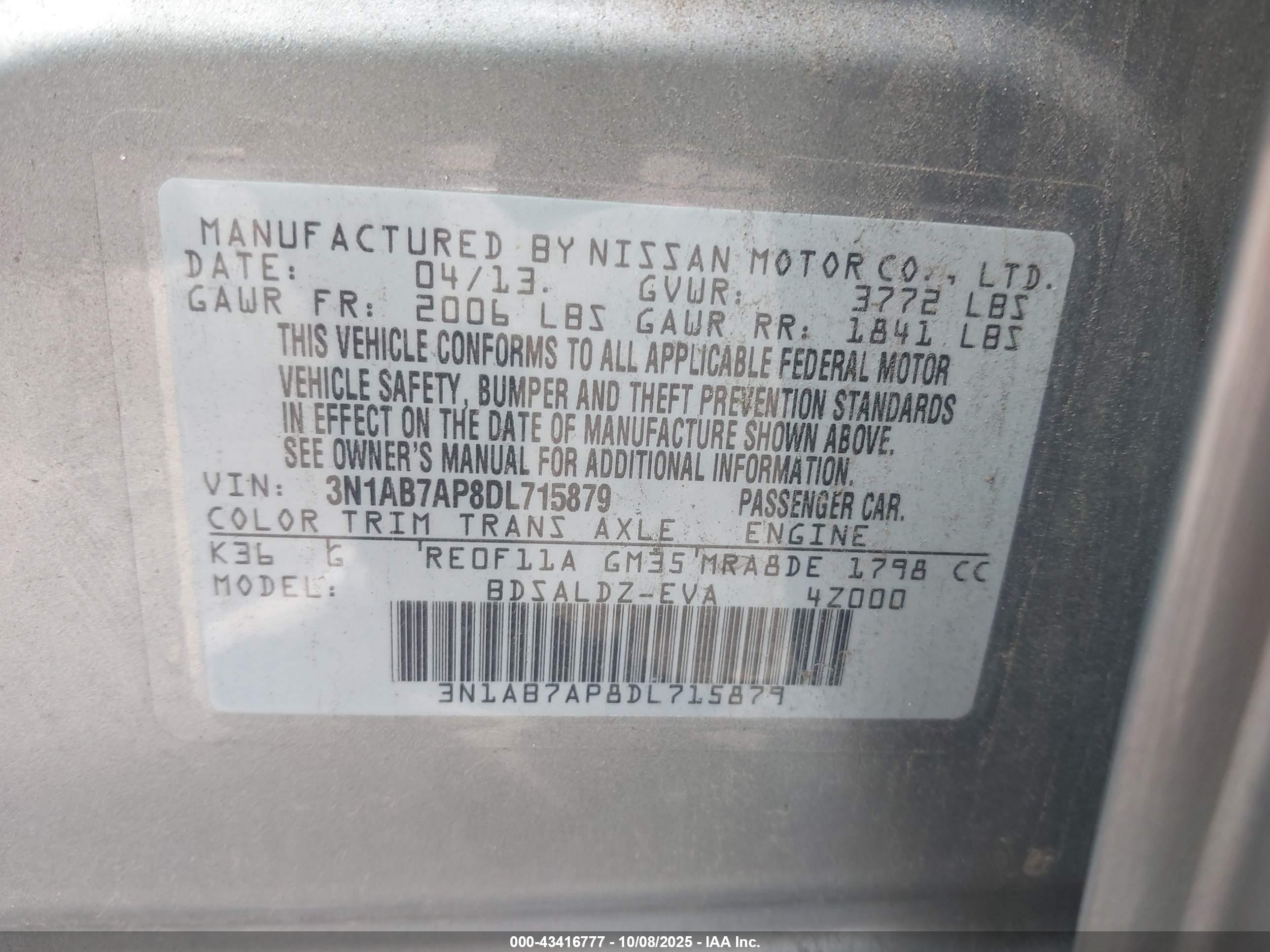 NISSAN SENTRA image 9