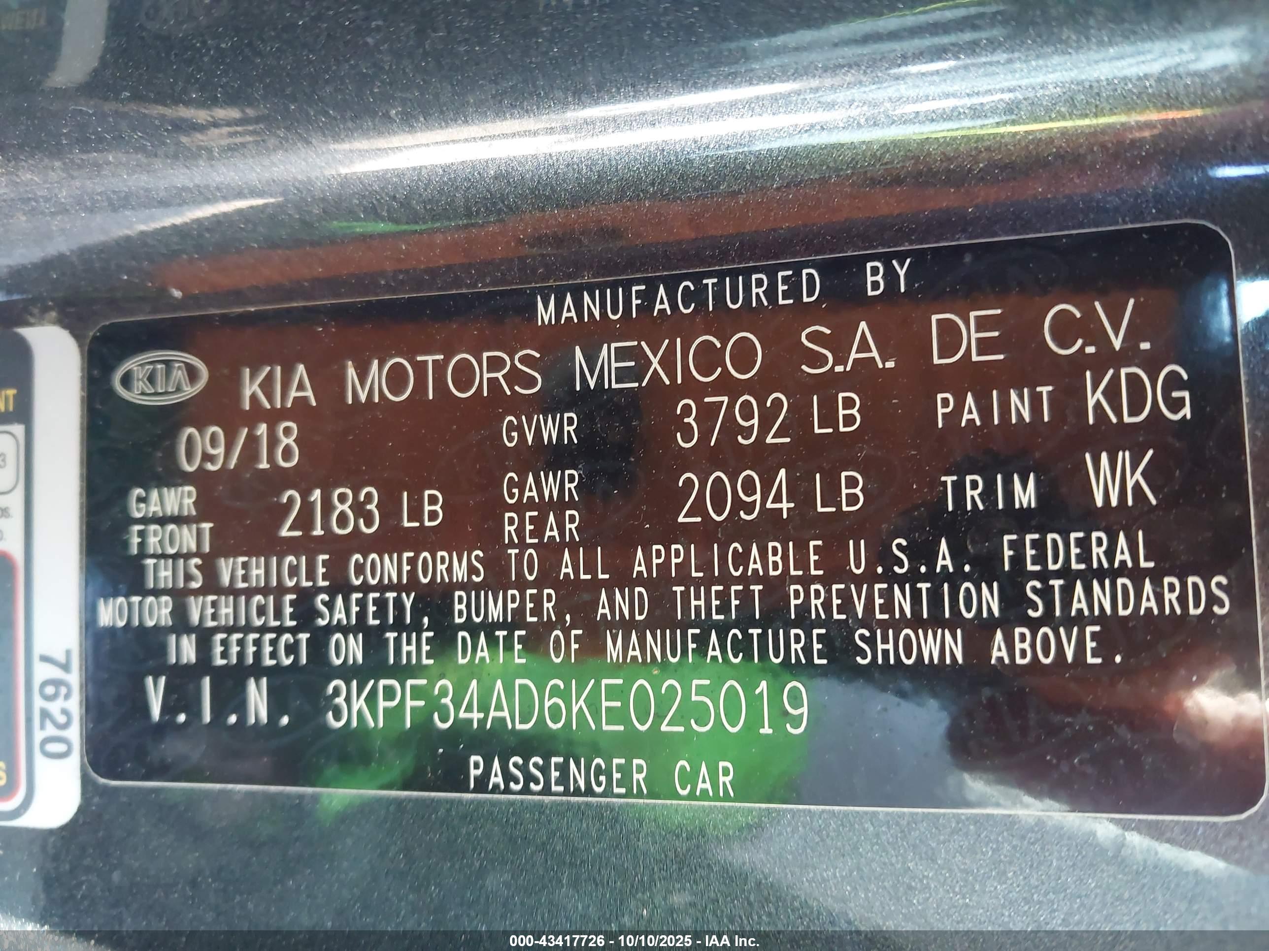 KIA FORTE image 9