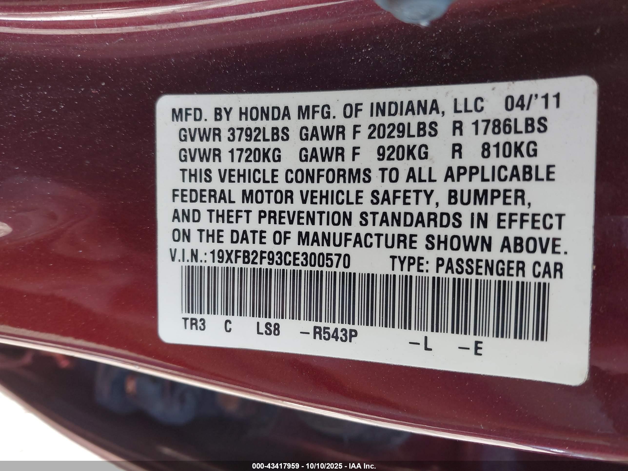 HONDA CIVIC image 9