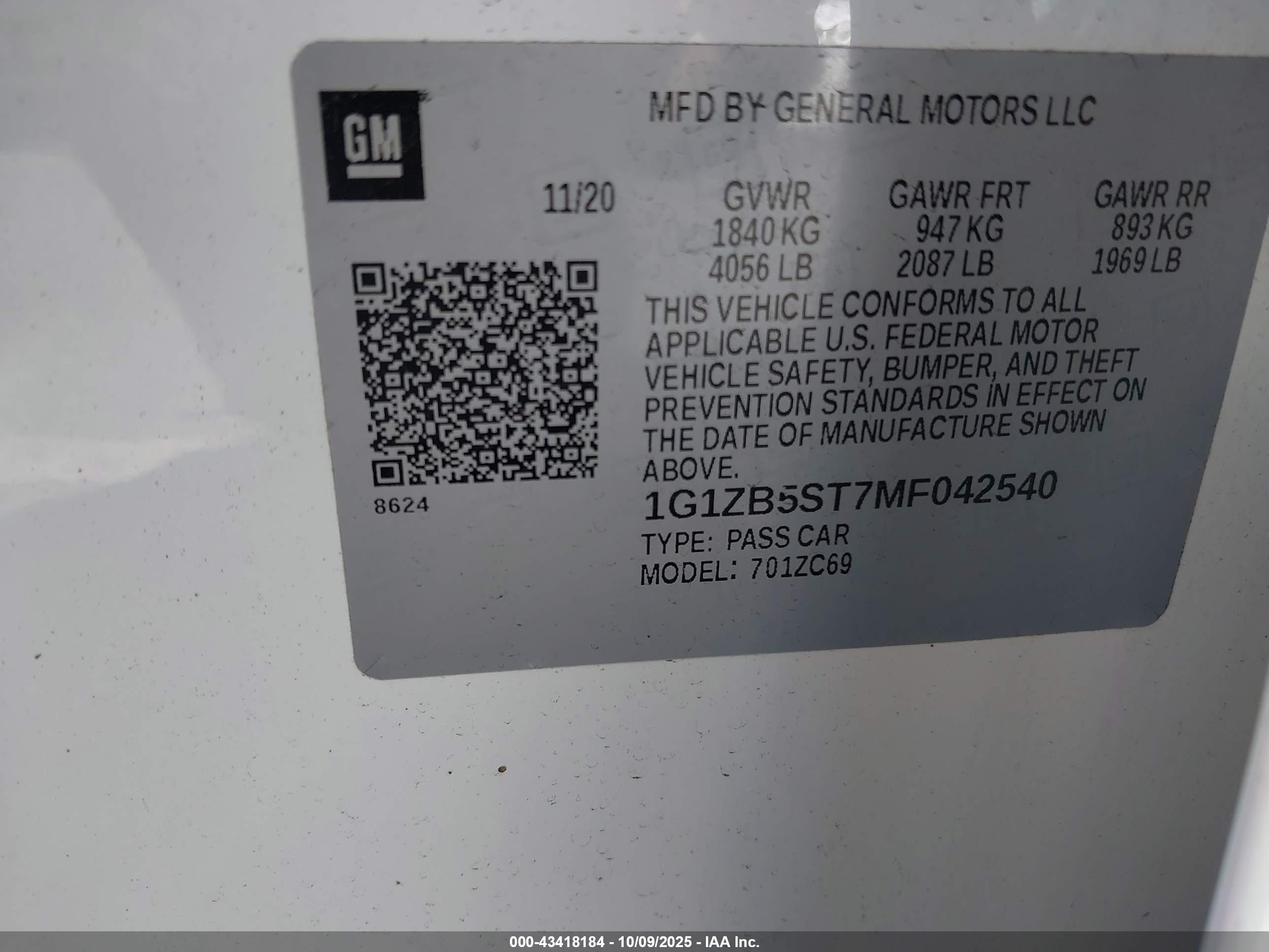 CHEVROLET MALIBU image 9