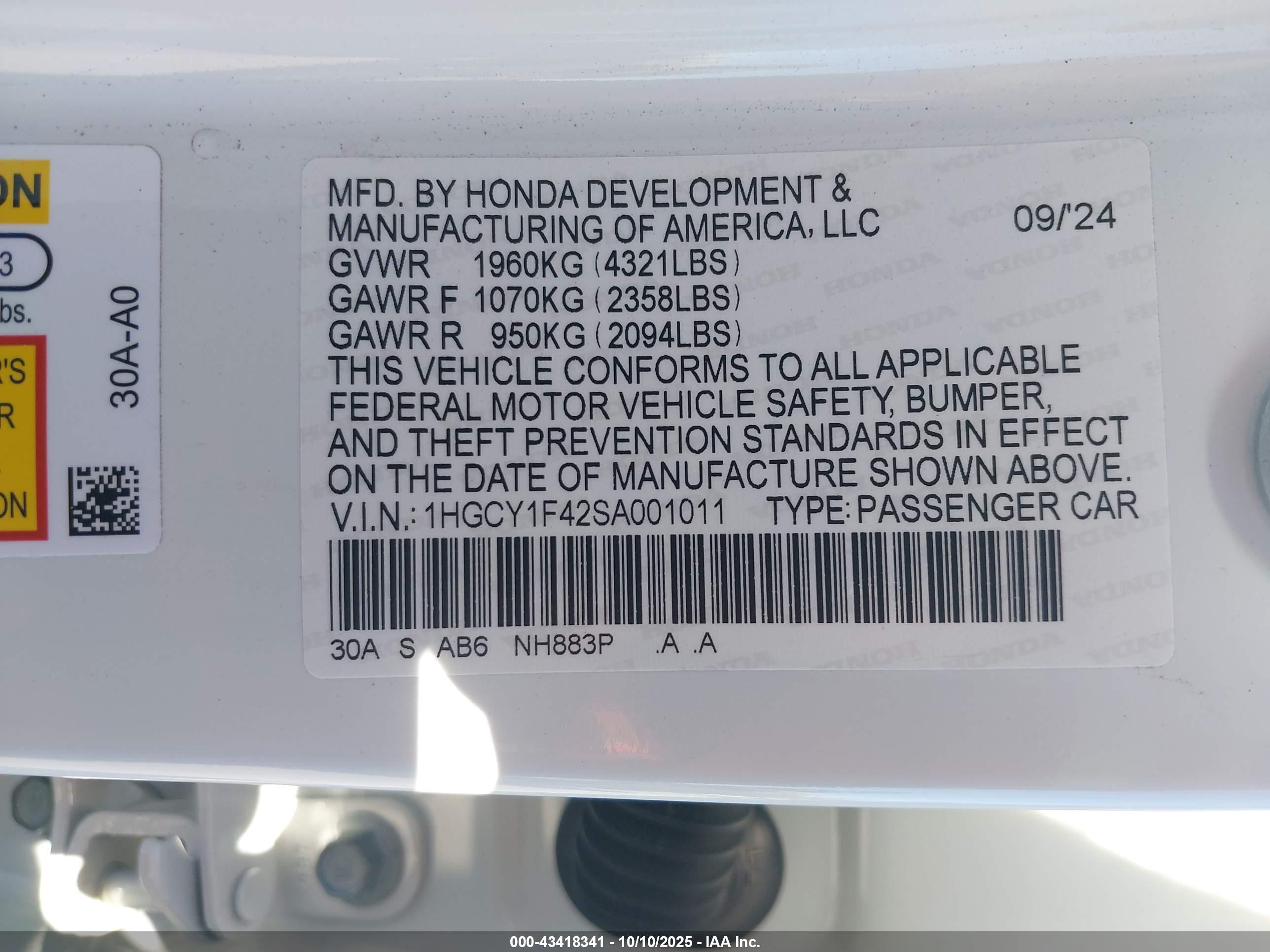 HONDA ACCORD image 9