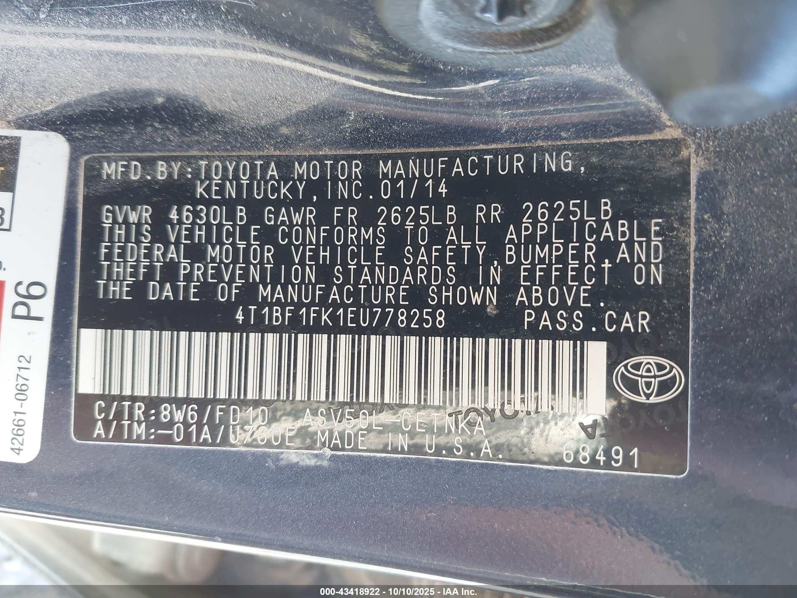 TOYOTA CAMRY image 9
