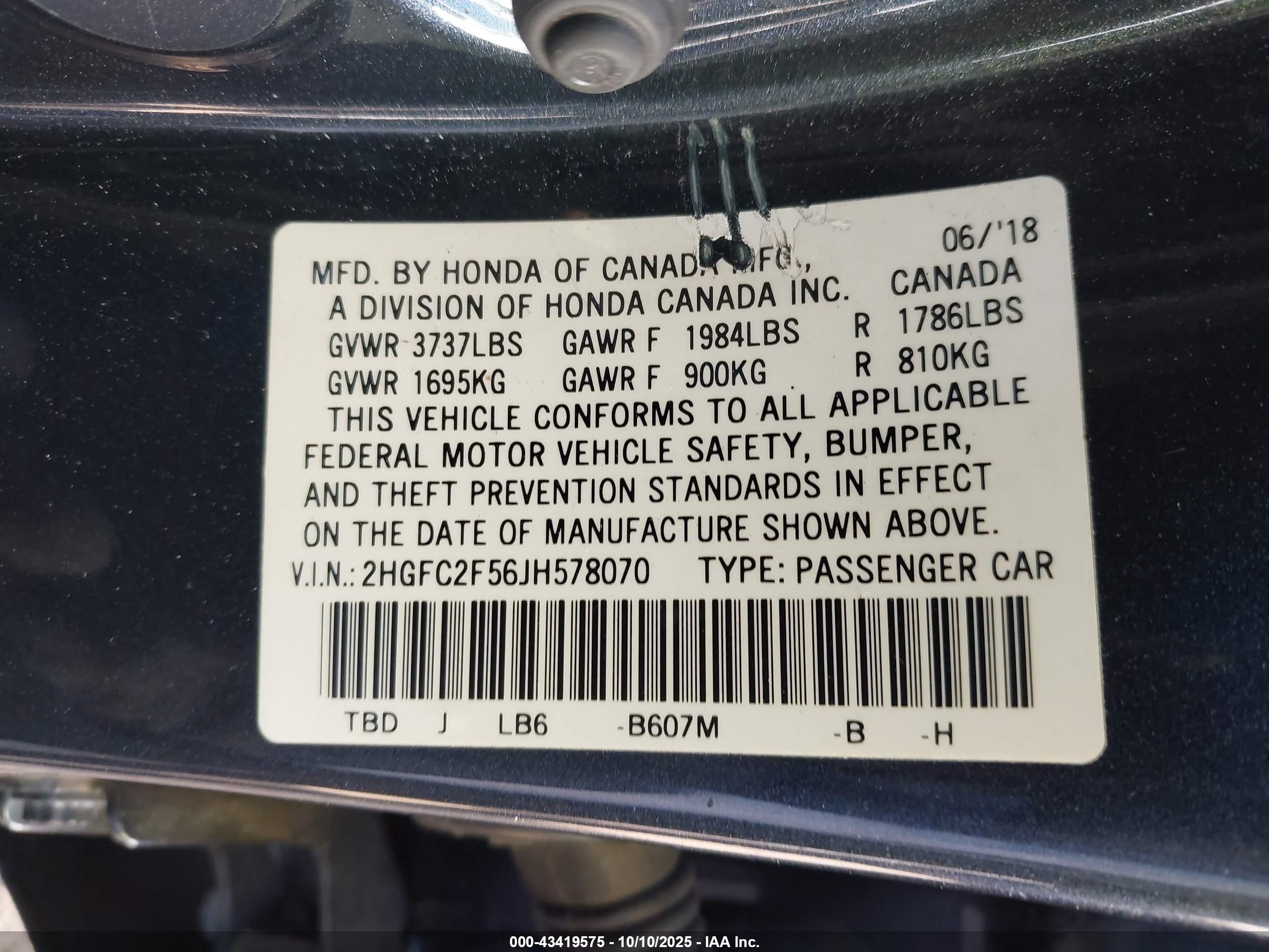 HONDA CIVIC image 9