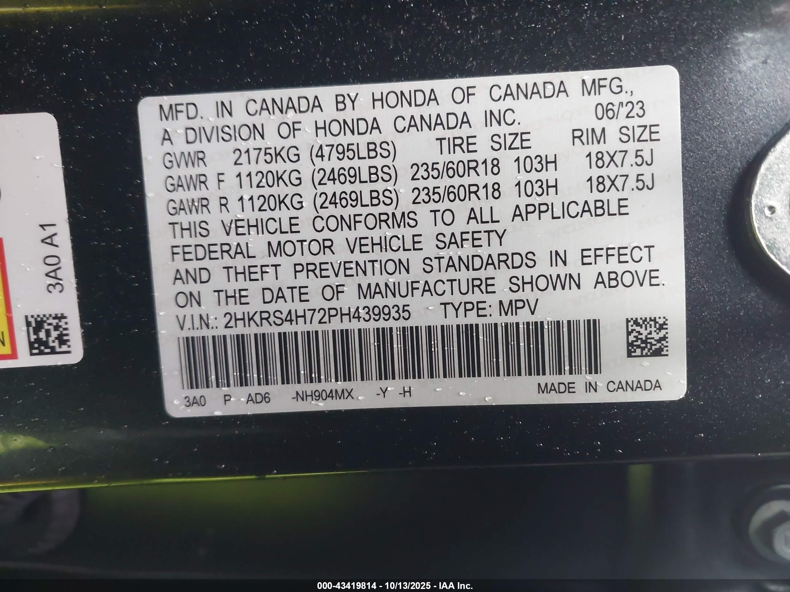 HONDA CR-V image 9