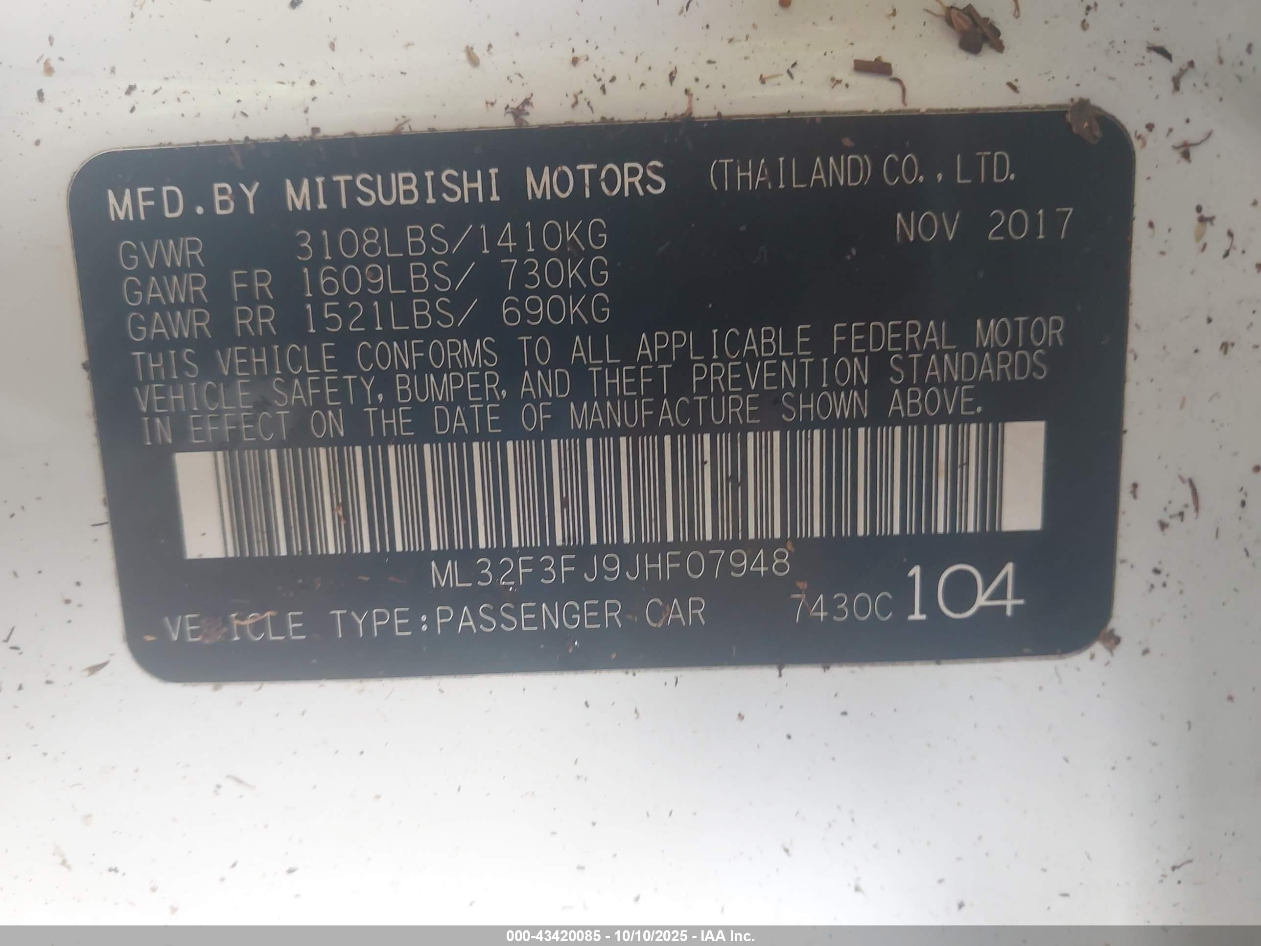 MITSUBISHI MIRAGE image 9
