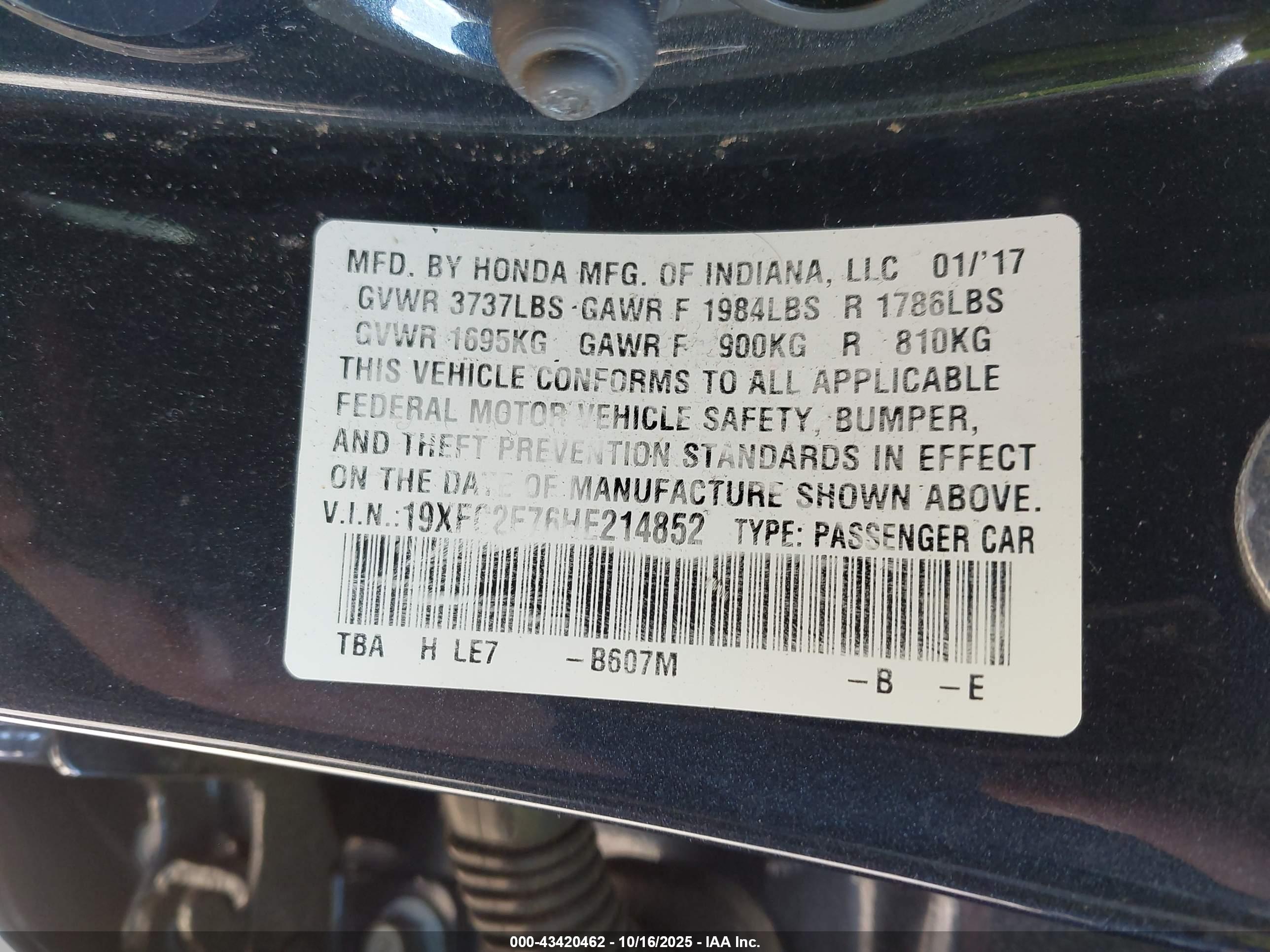 HONDA CIVIC image 9