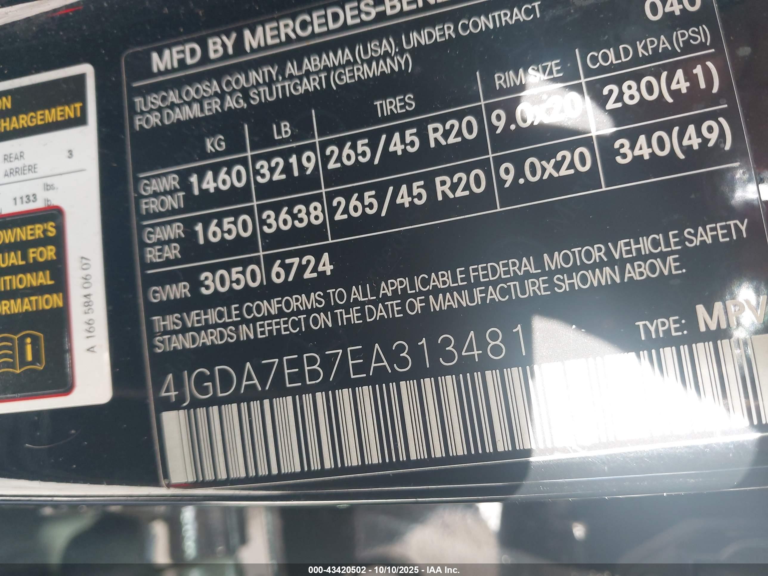 MERCEDES-BENZ ML image 9