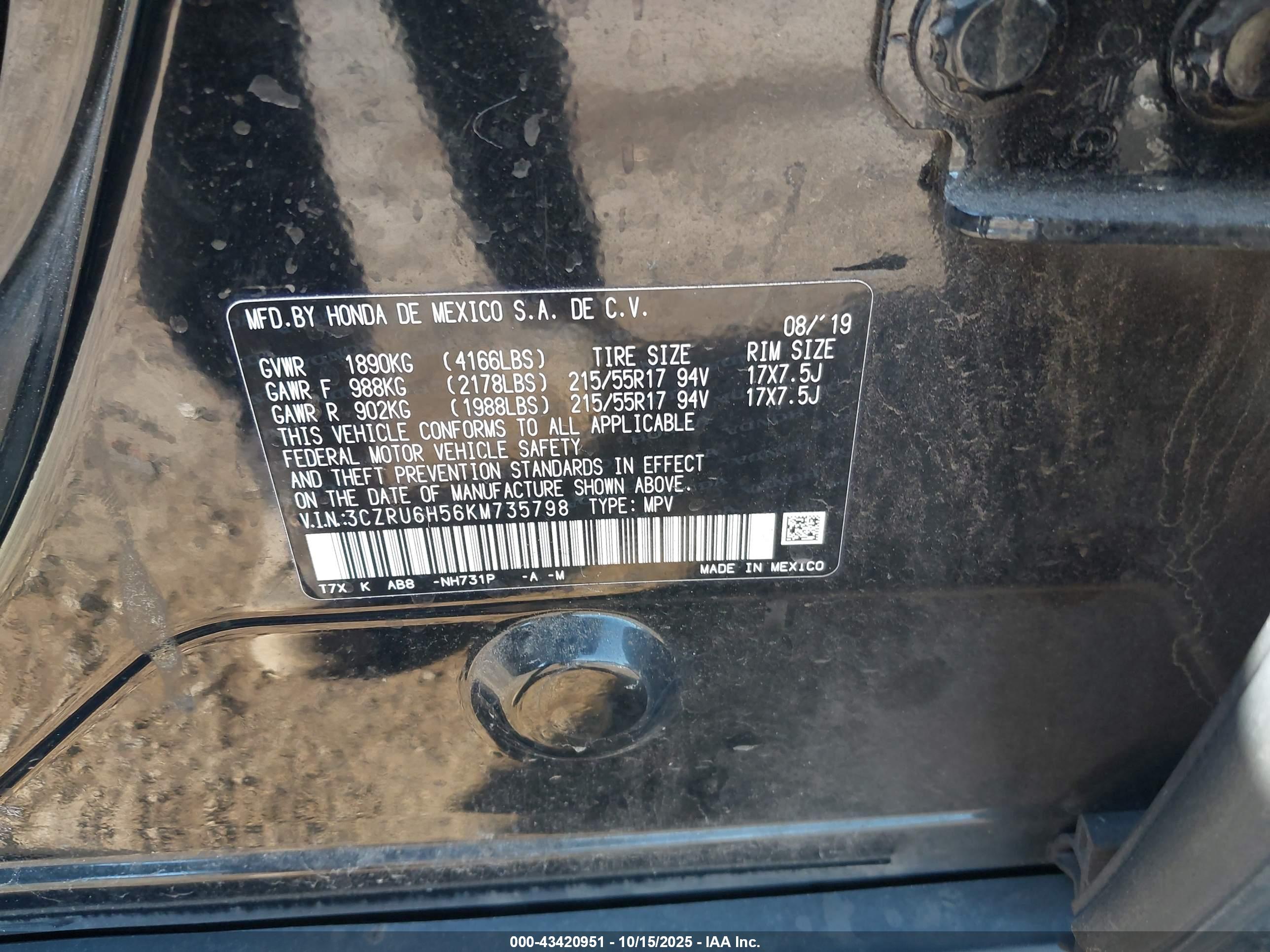 HONDA HR-V image 9