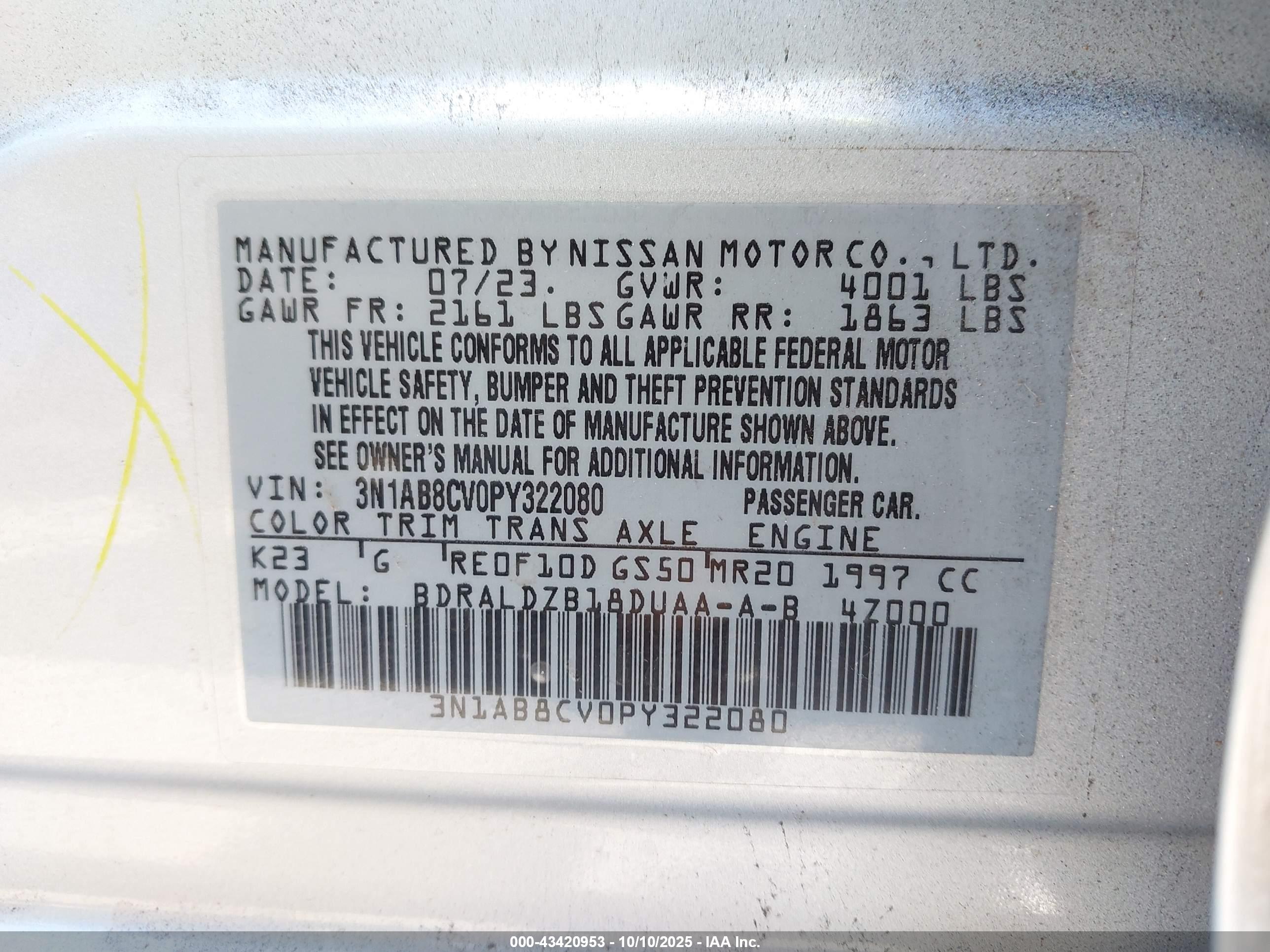 NISSAN SENTRA image 9